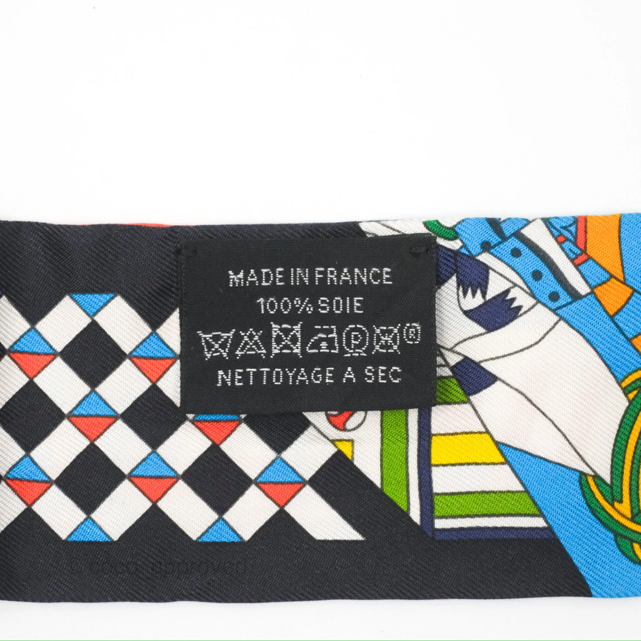 Hermes De l'Ombrelle Aux Duels Sticker Silk Twilly