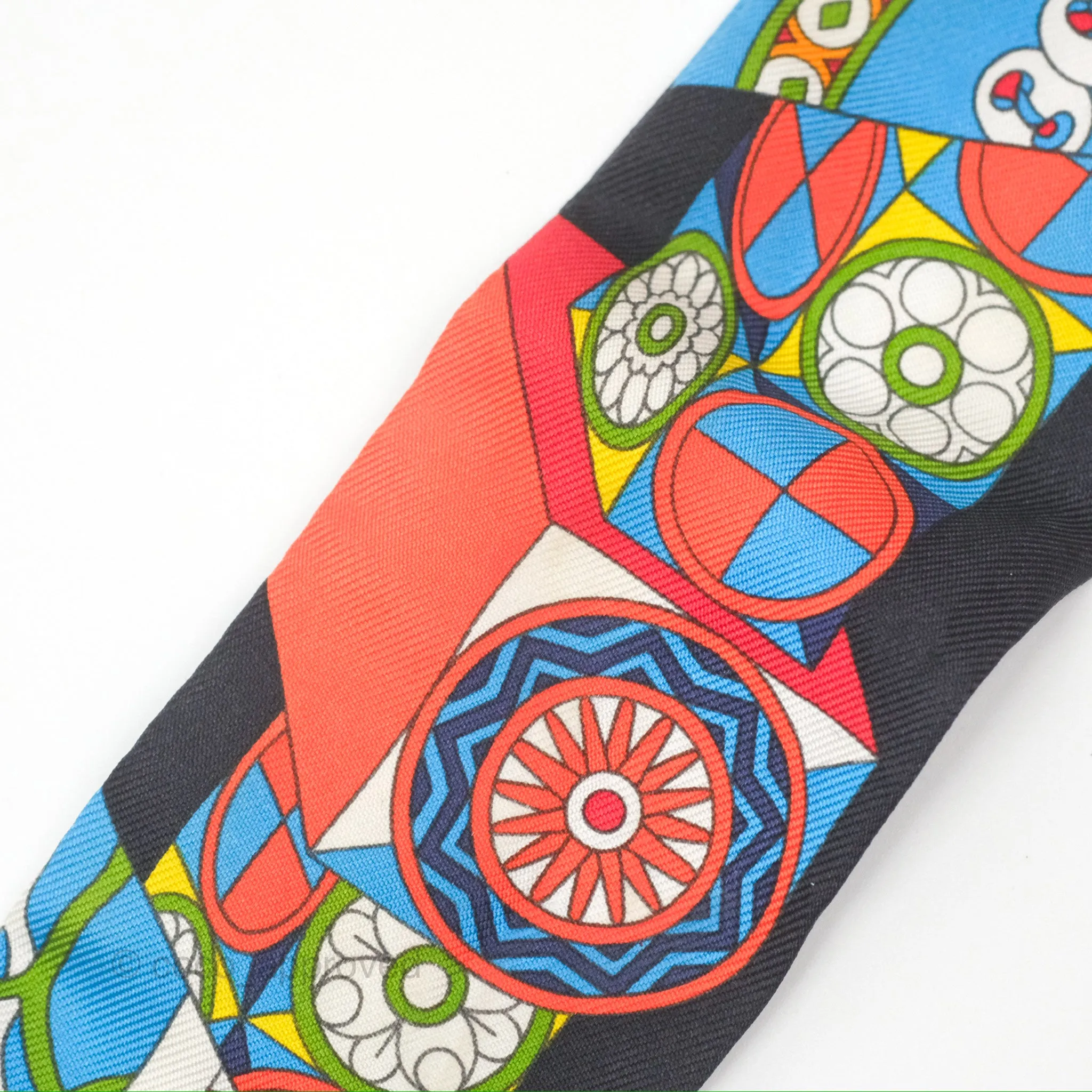 Hermes De l'Ombrelle Aux Duels Sticker Silk Twilly