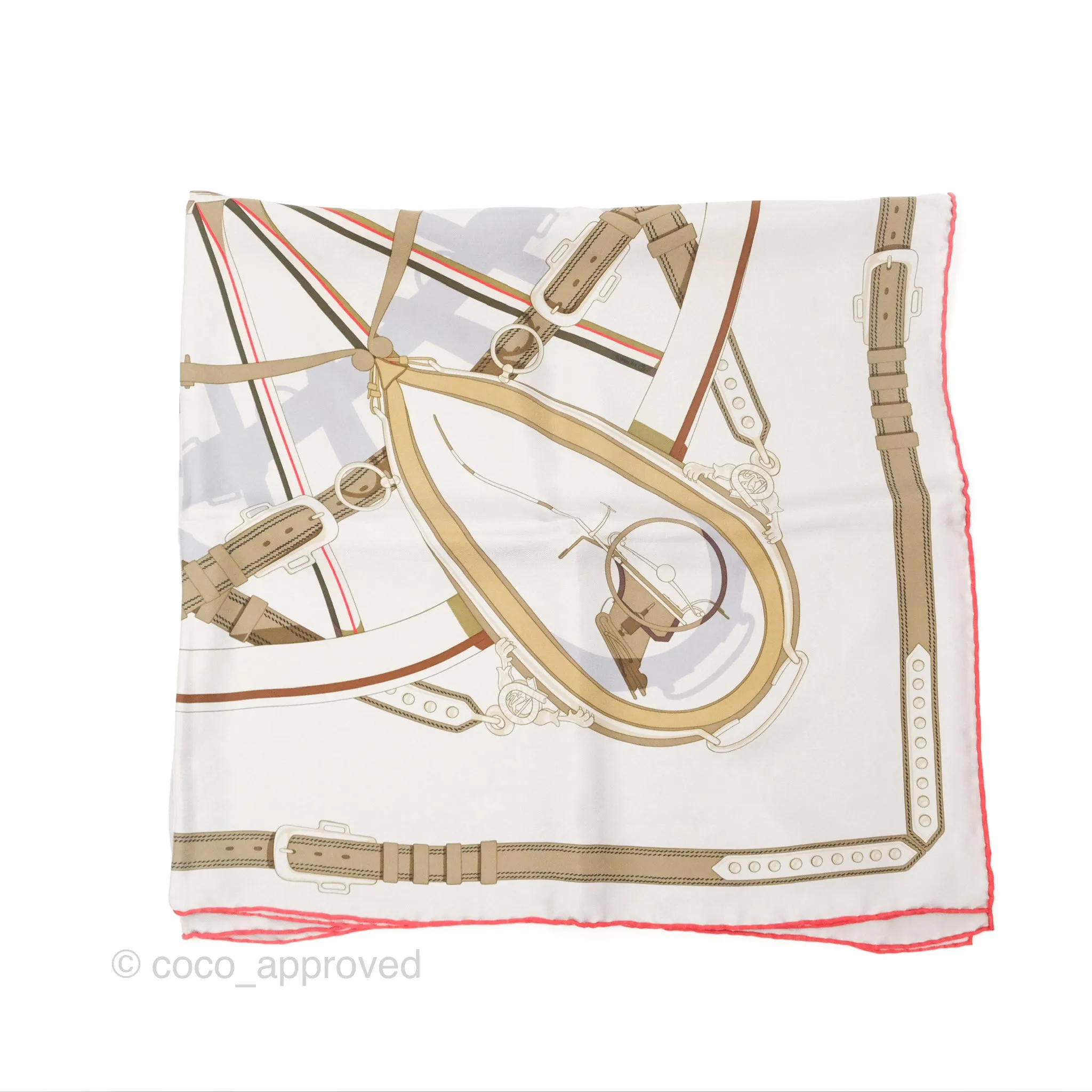 Hermes En Roue Libre Silk Scarf 90