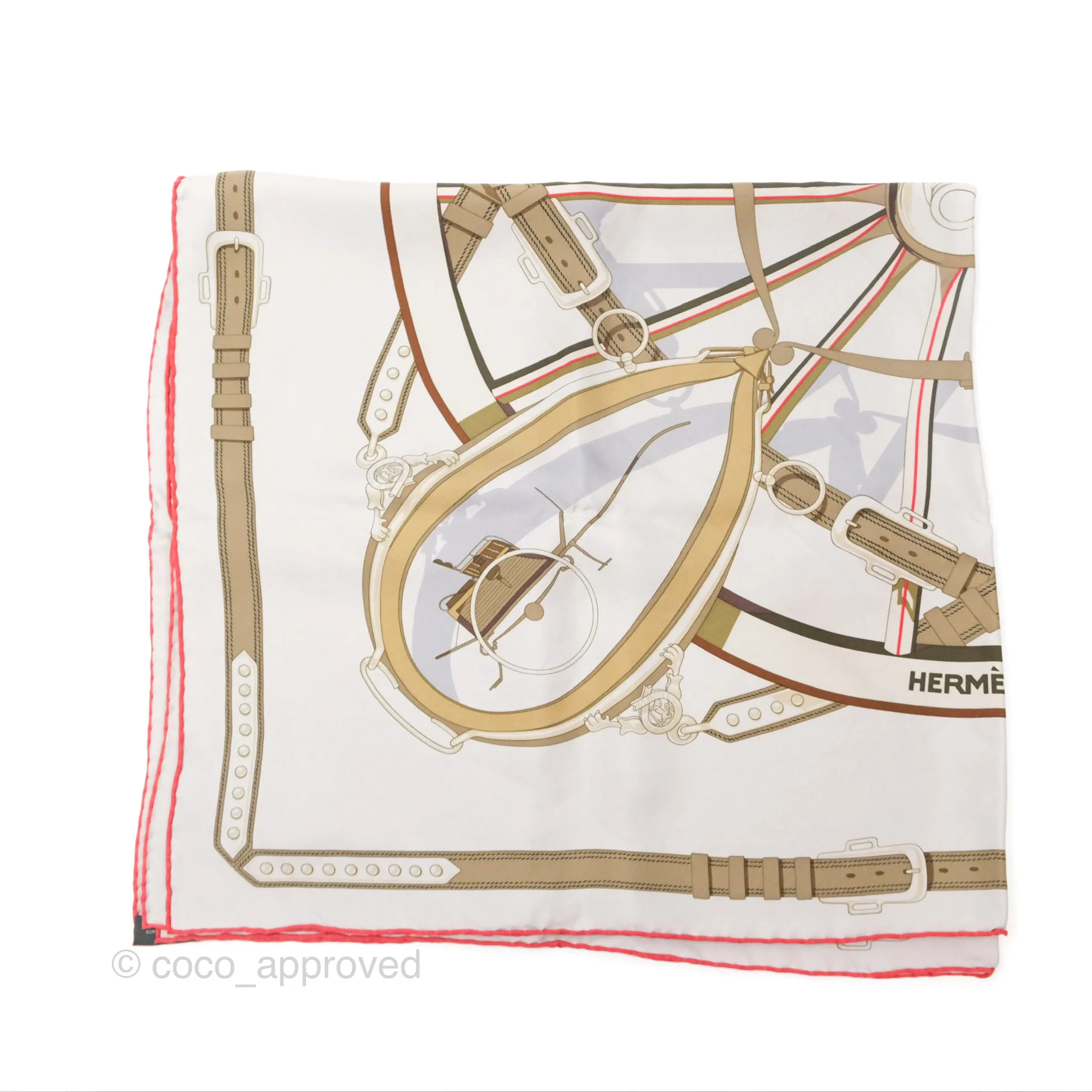 Hermes En Roue Libre Silk Scarf 90