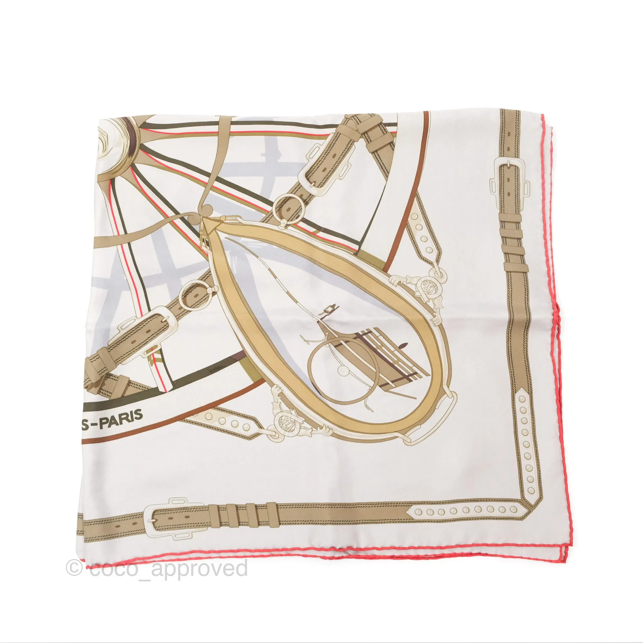 Hermes En Roue Libre Silk Scarf 90