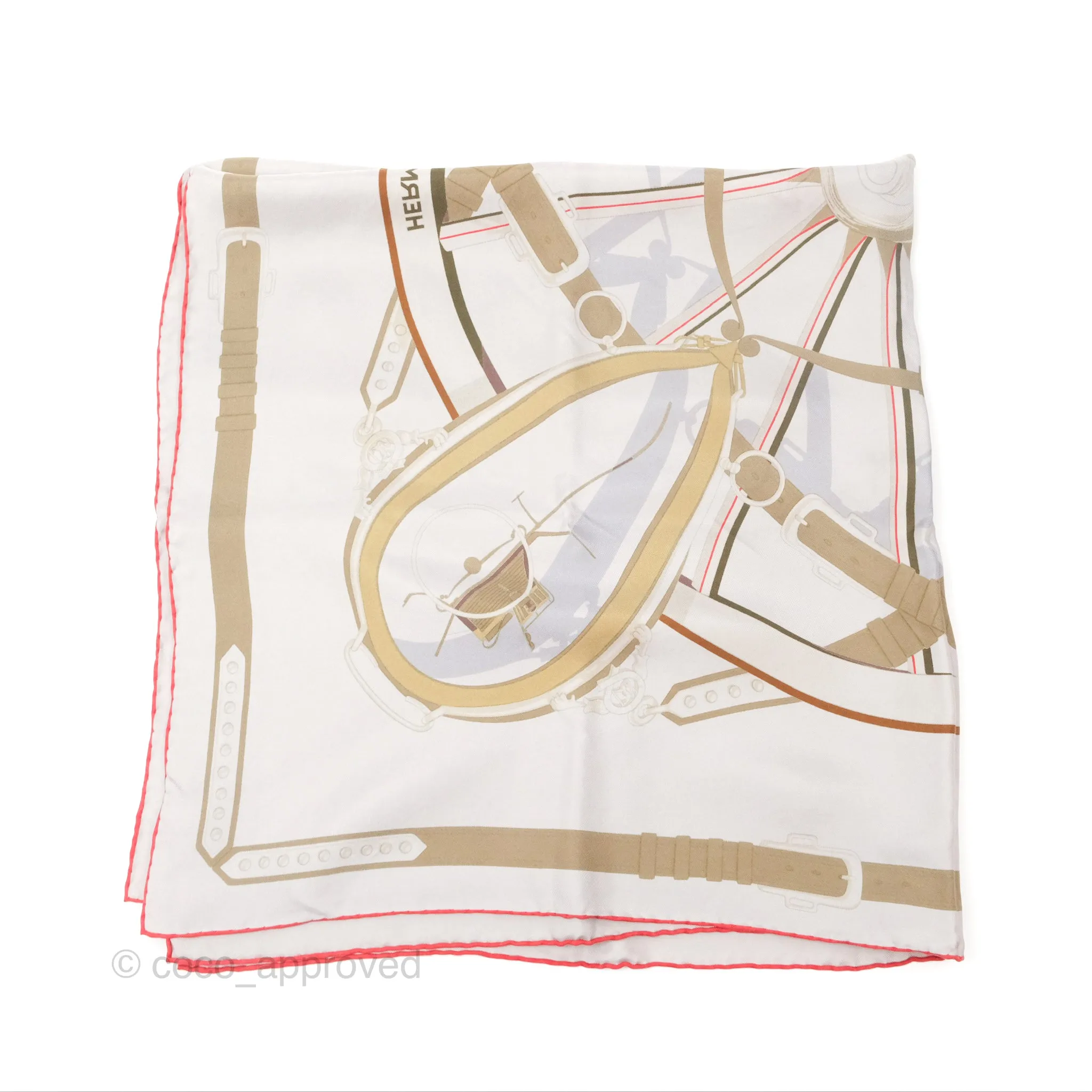 Hermes En Roue Libre Silk Scarf 90