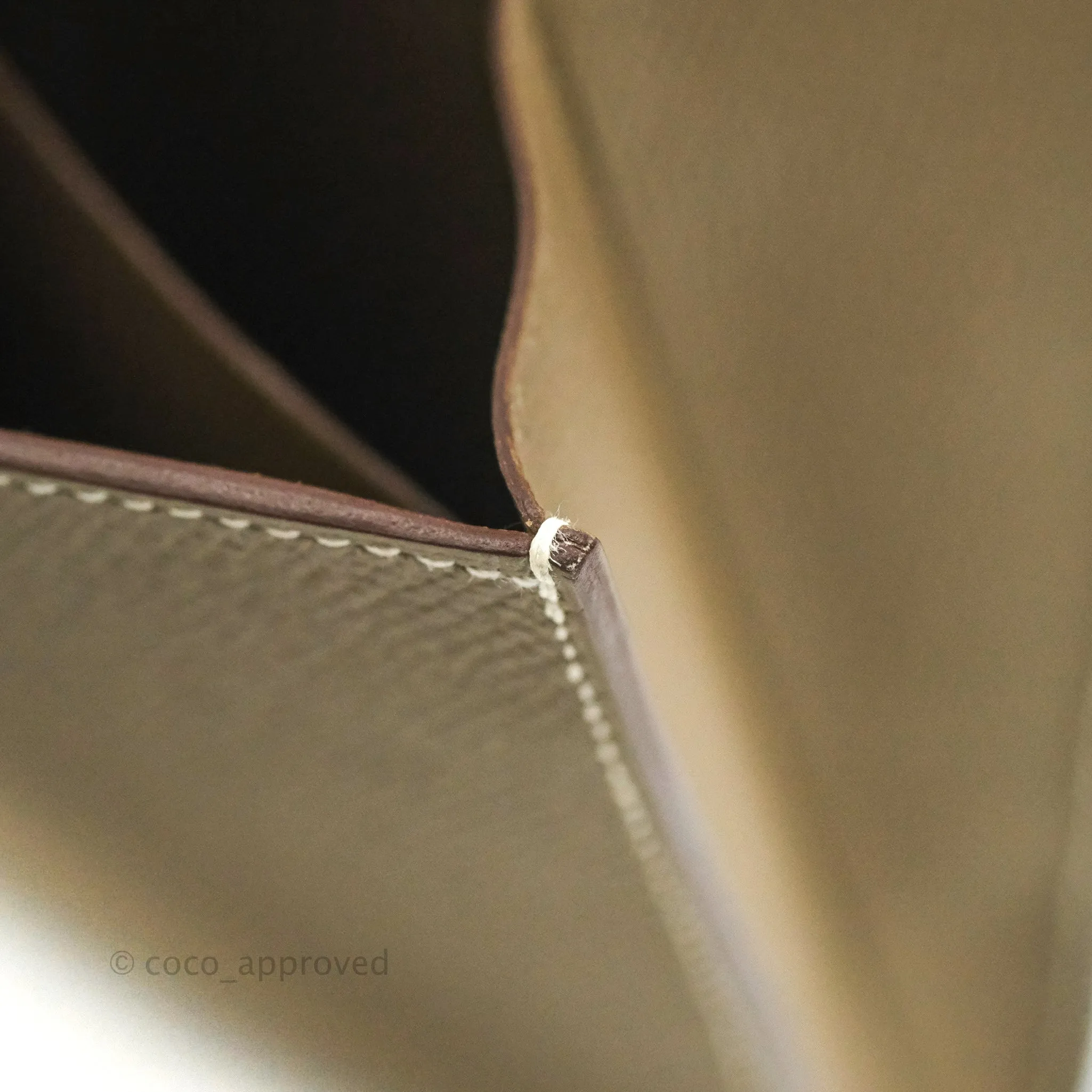 Hermes Epsom Clic 16 Wallet Etoupe 18 Palladium Hardware