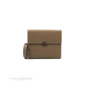 Hermes Epsom Clic 16 Wallet Etoupe 18 Palladium Hardware