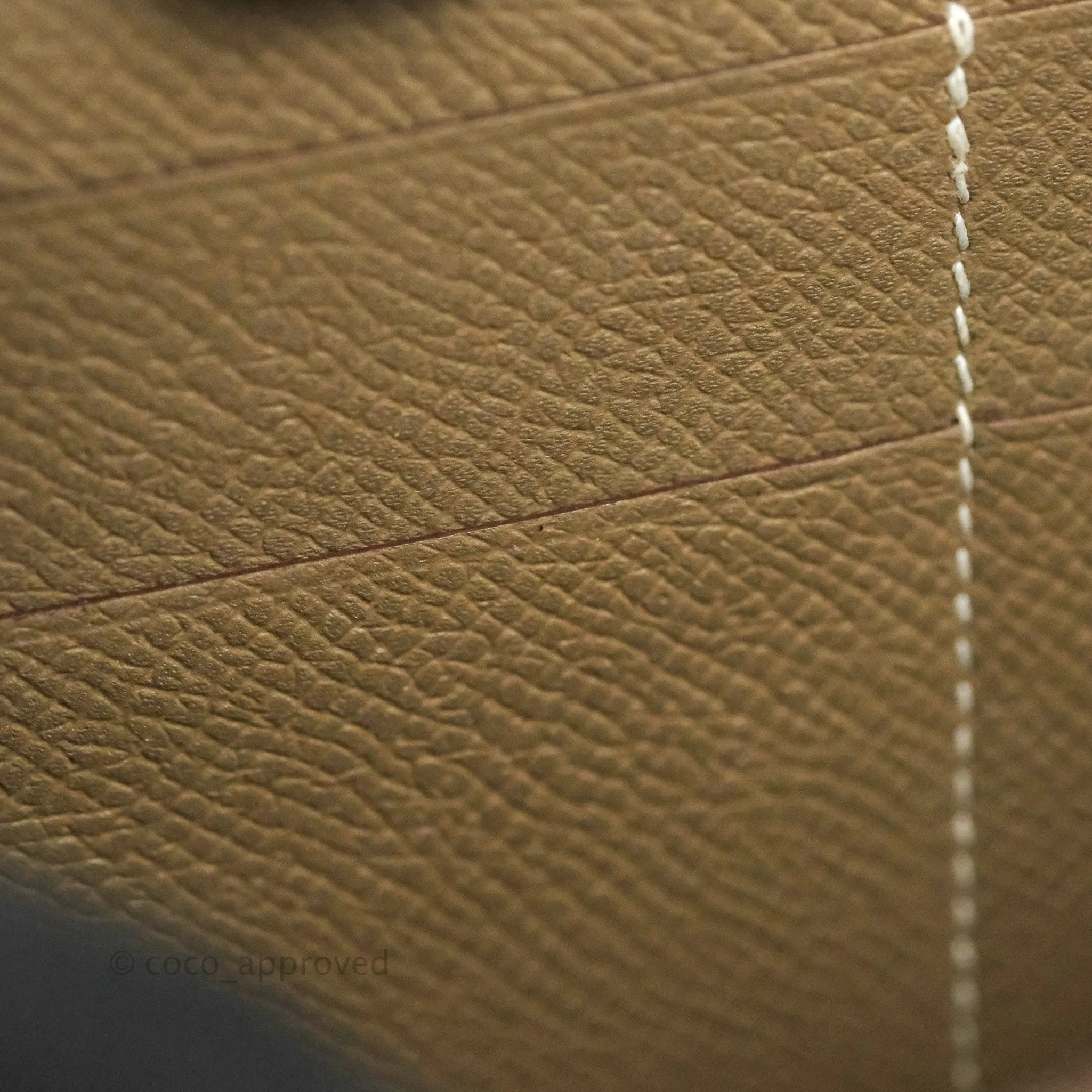 Hermes Epsom Clic 16 Wallet Etoupe 18 Palladium Hardware