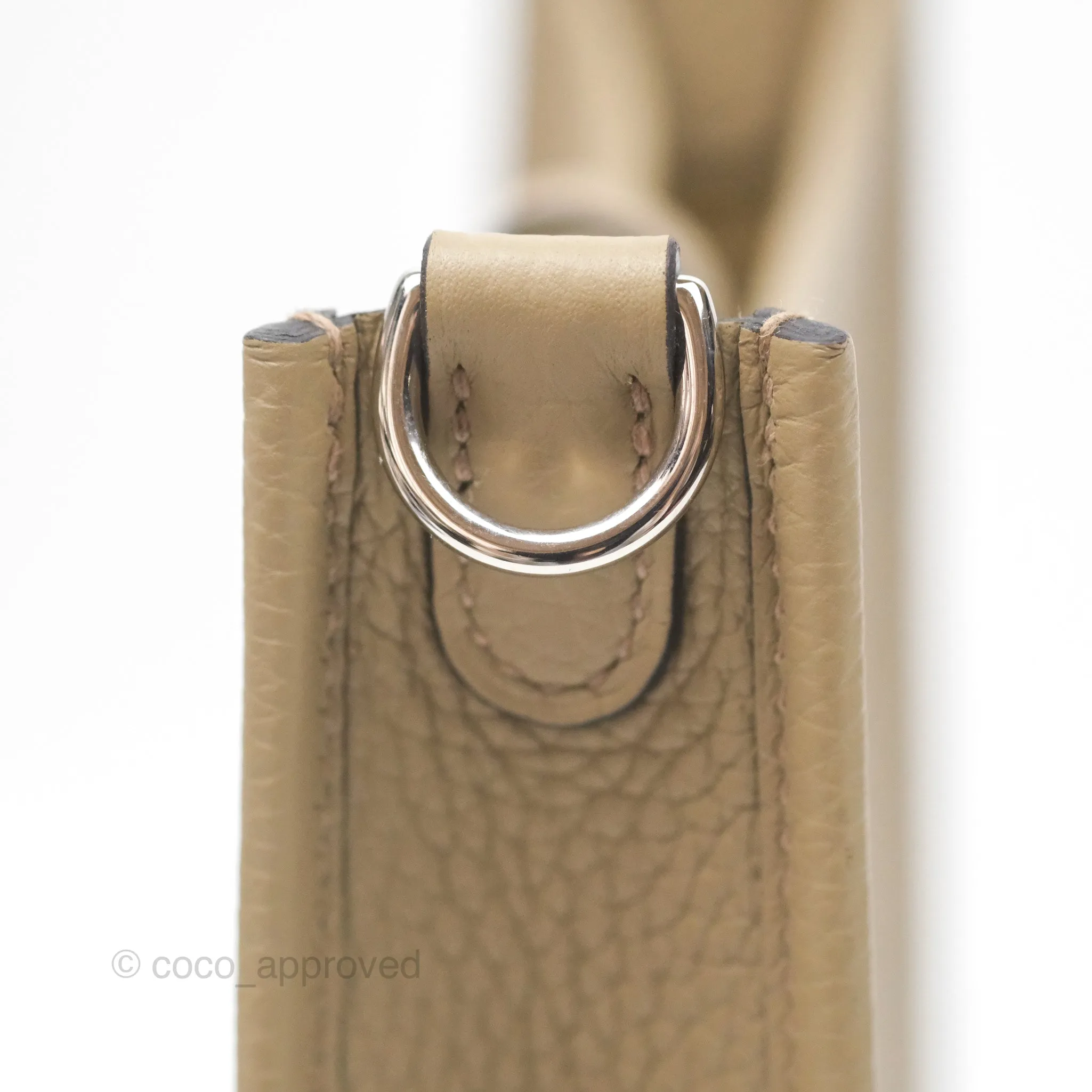 Hermes Evelyne 16 Amazone Beige Marfa Clemence Palladium Hardware