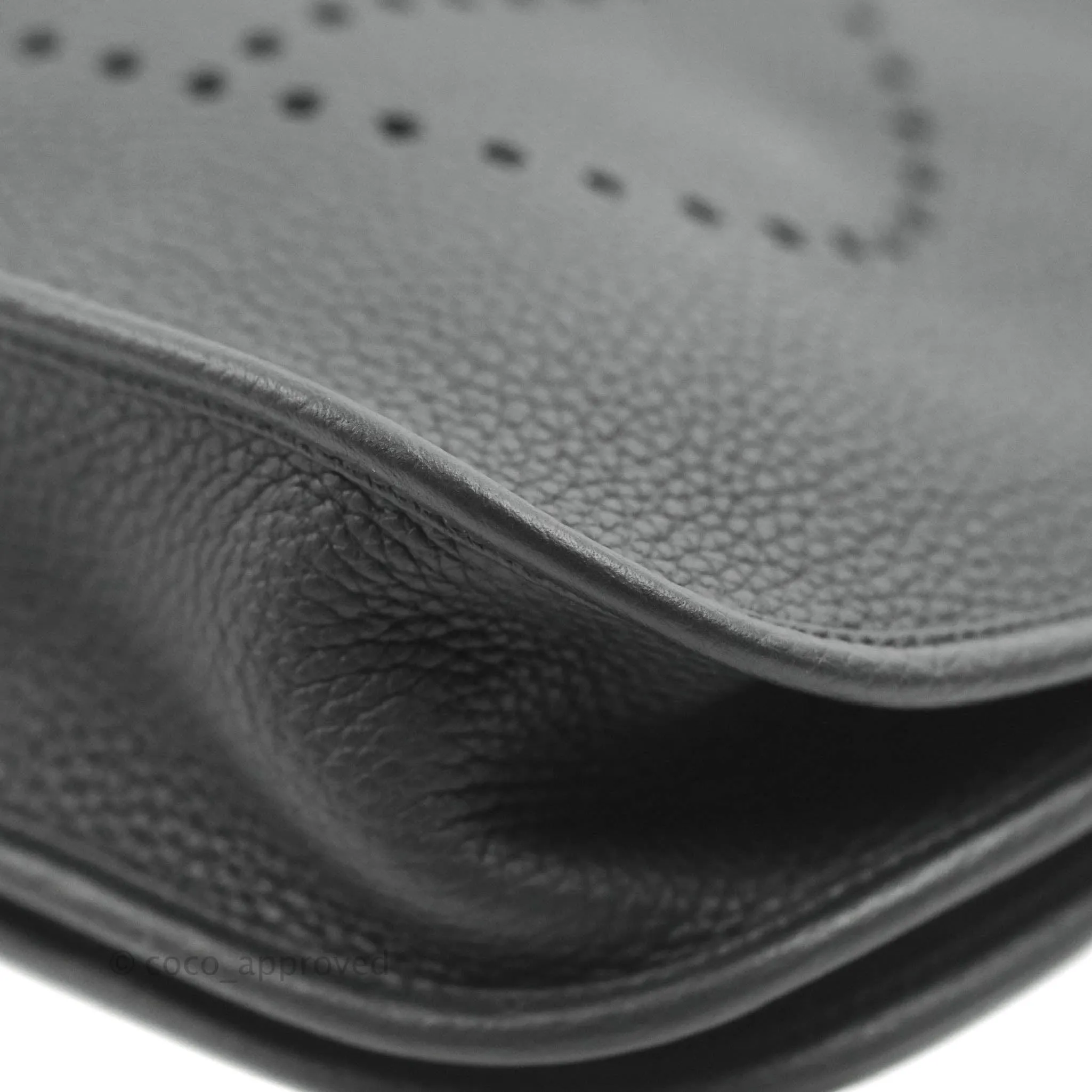 Hermes Evelyne III 29 Black Clemence Gold Hardware
