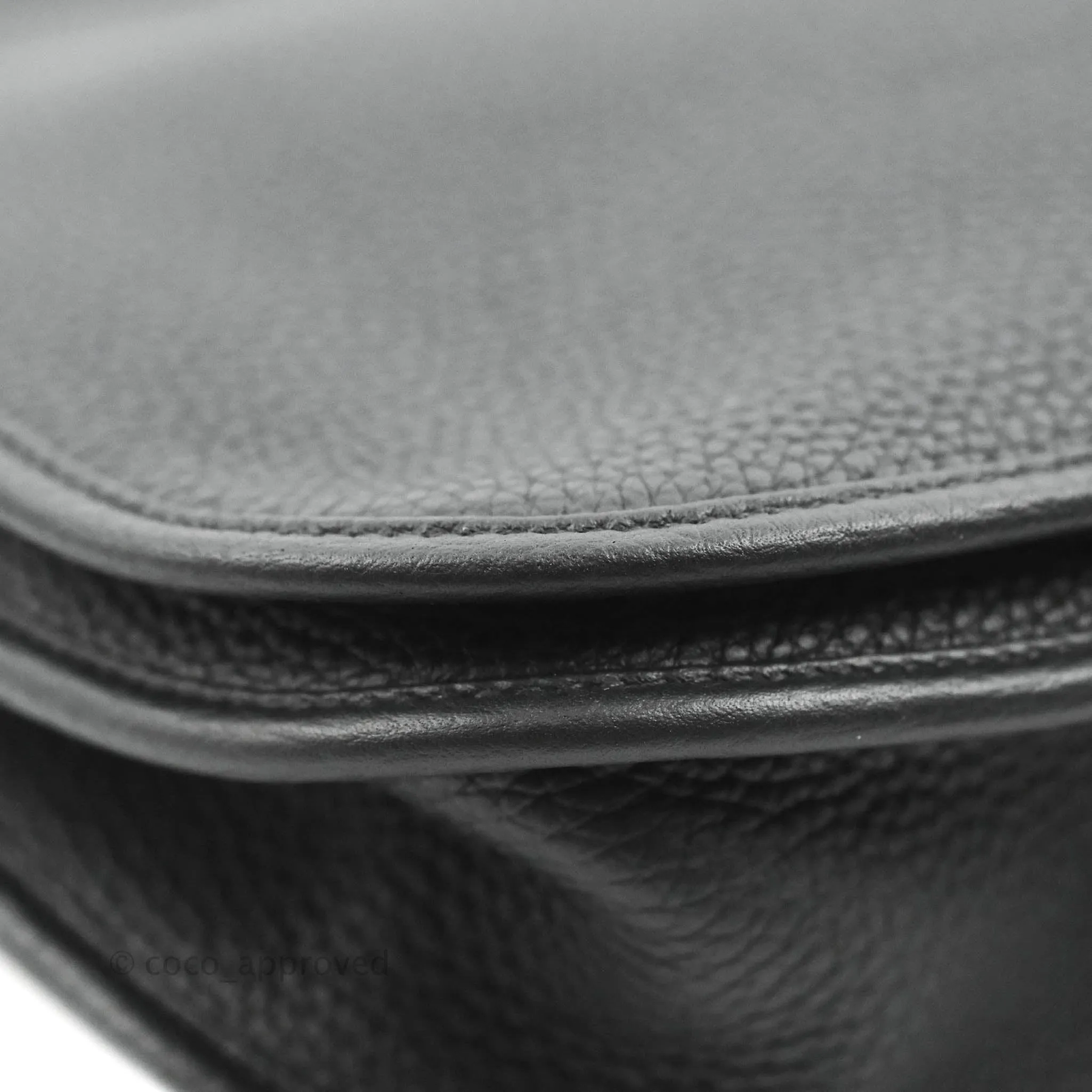 Hermes Evelyne III 29 Black Clemence Gold Hardware