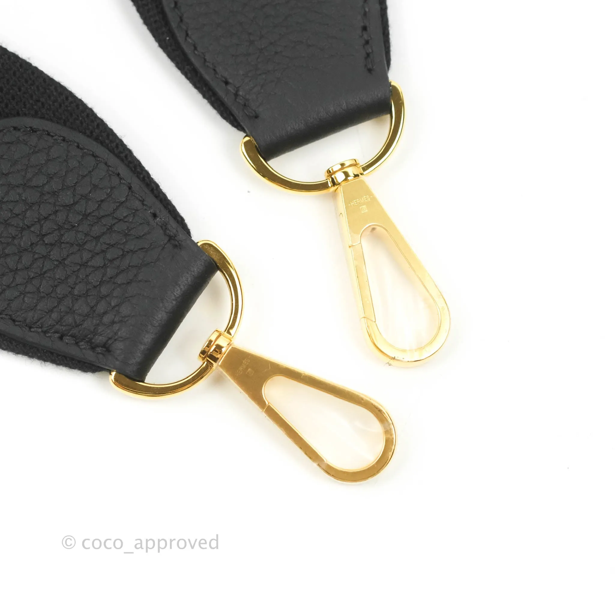 Hermes Evelyne III 29 Black Clemence Gold Hardware