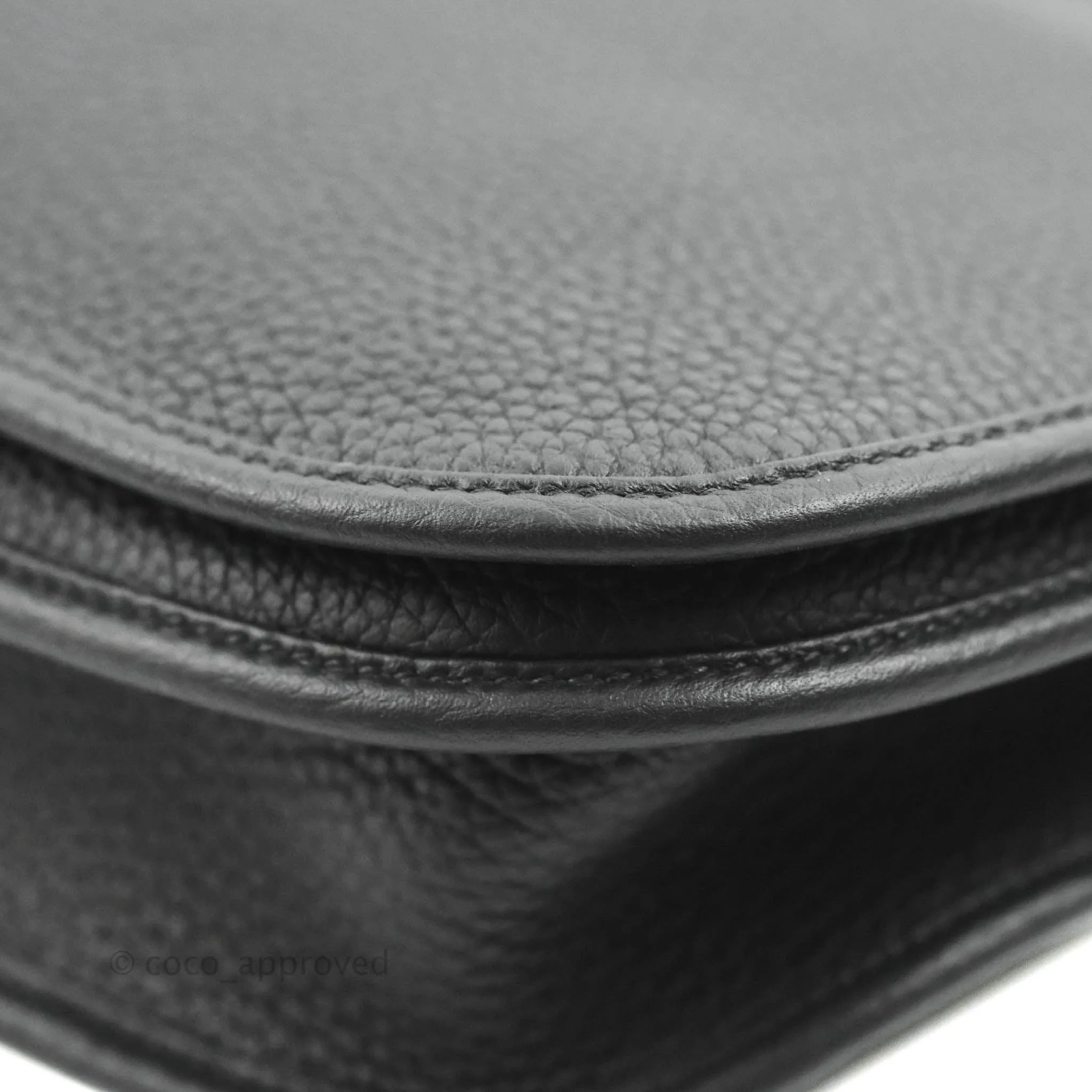Hermes Evelyne III 29 Black Clemence Gold Hardware