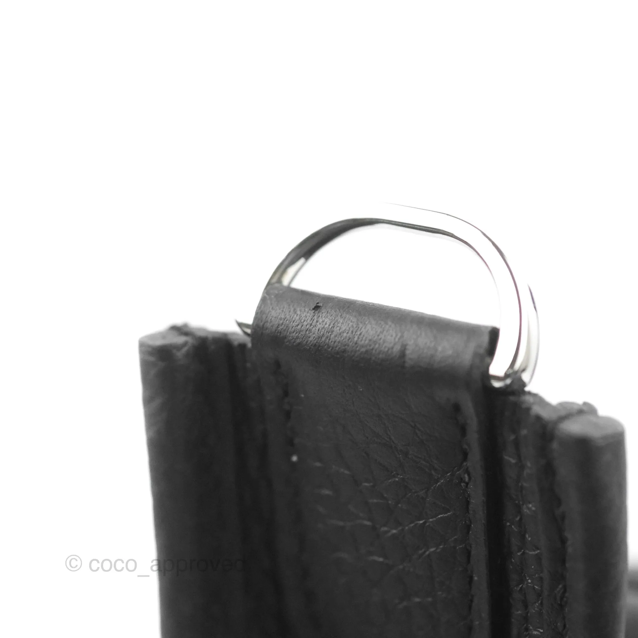 Hermes Evelyne III 29 Black Clemence Silver Hardware
