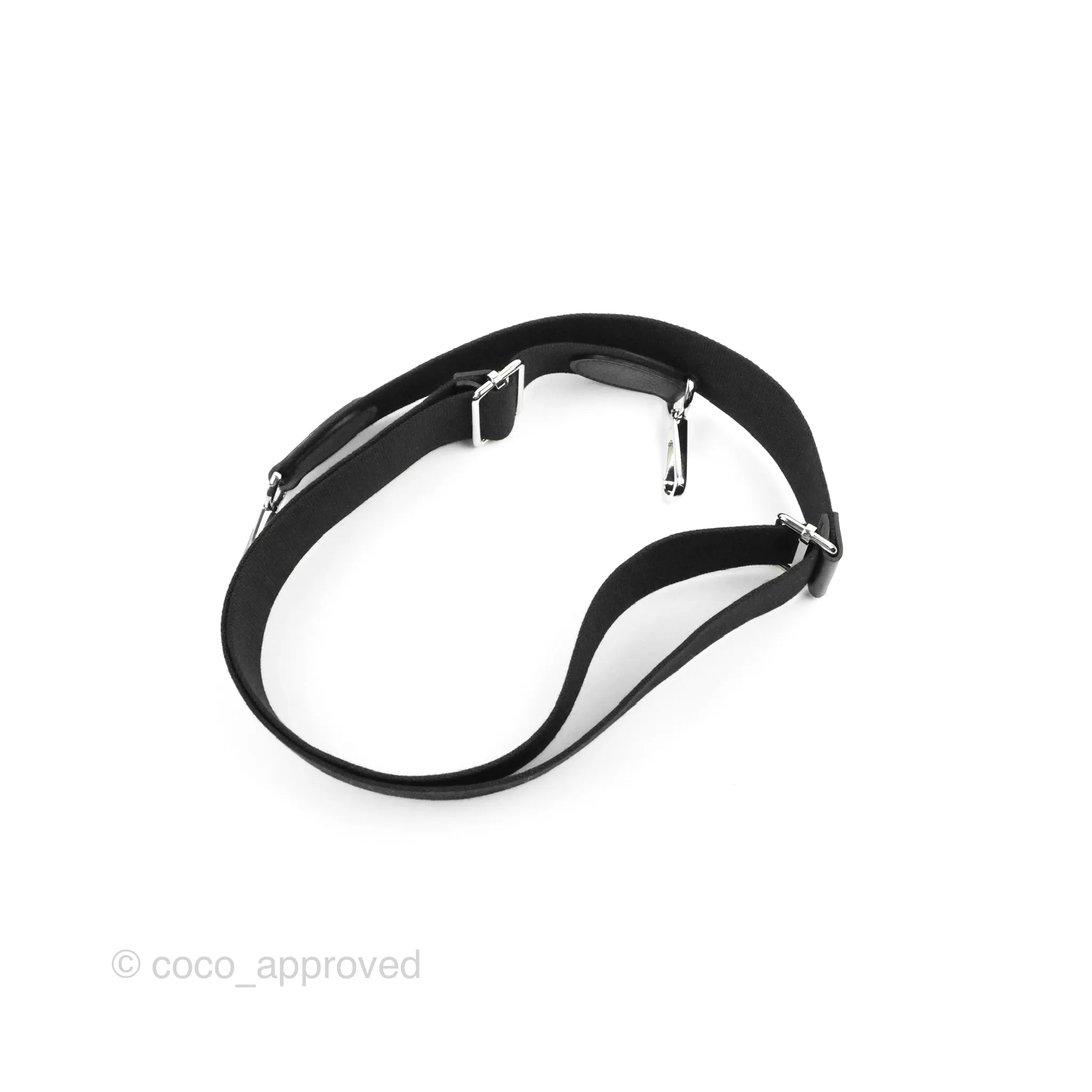 Hermes Evelyne III 29 Black Clemence Silver Hardware