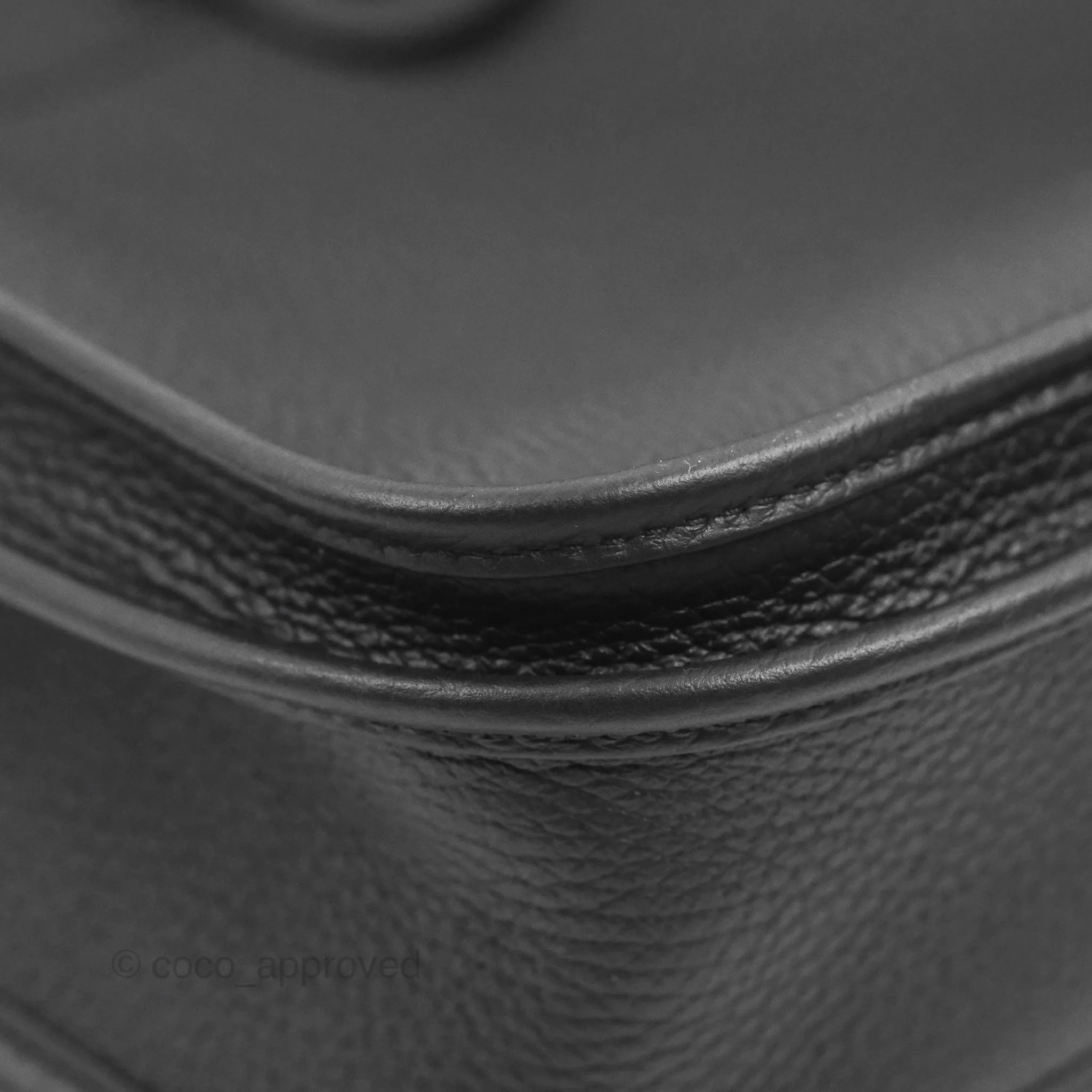 Hermes Evelyne III 29 Black Clemence Silver Hardware
