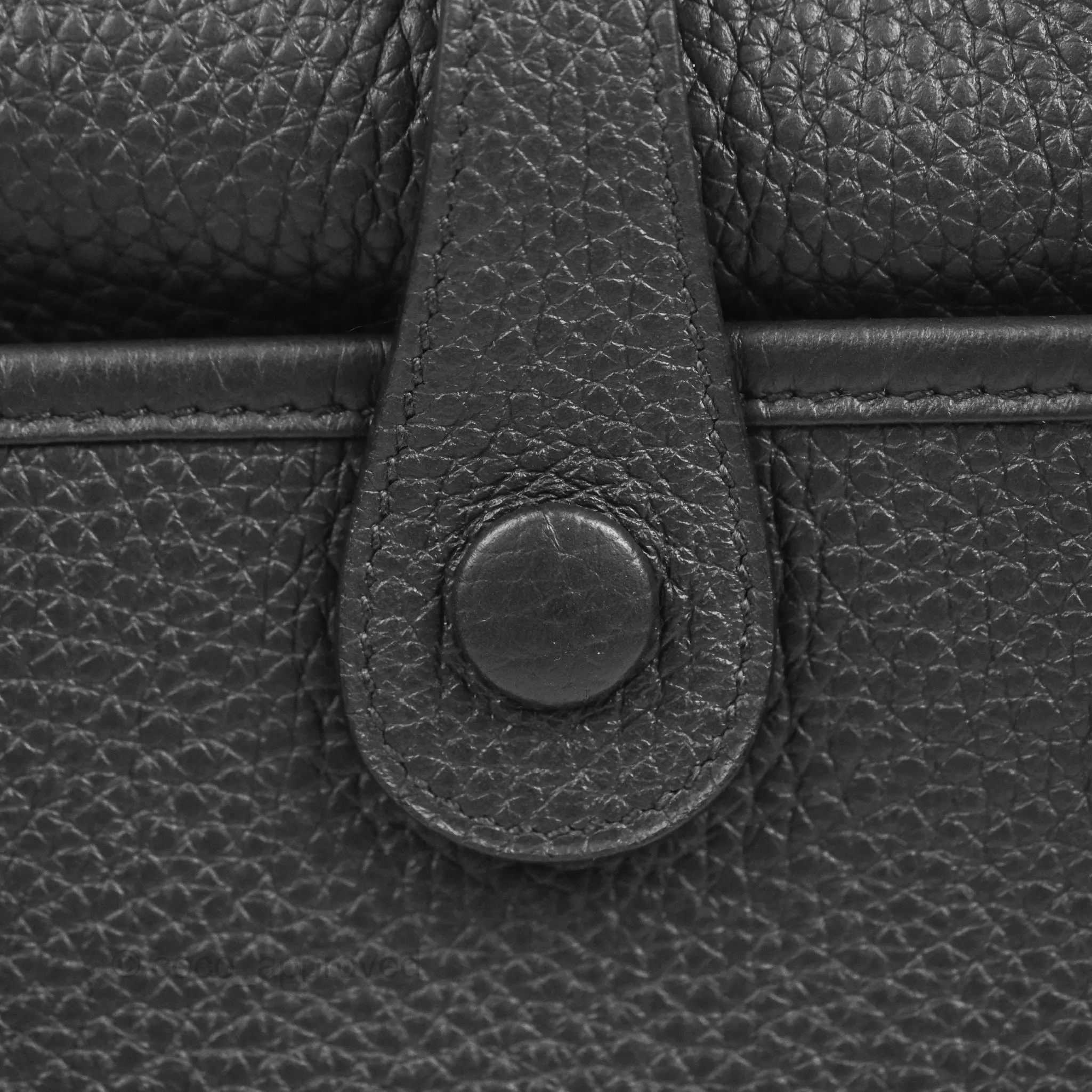 Hermes Evelyne III 29 Black Clemence Silver Hardware