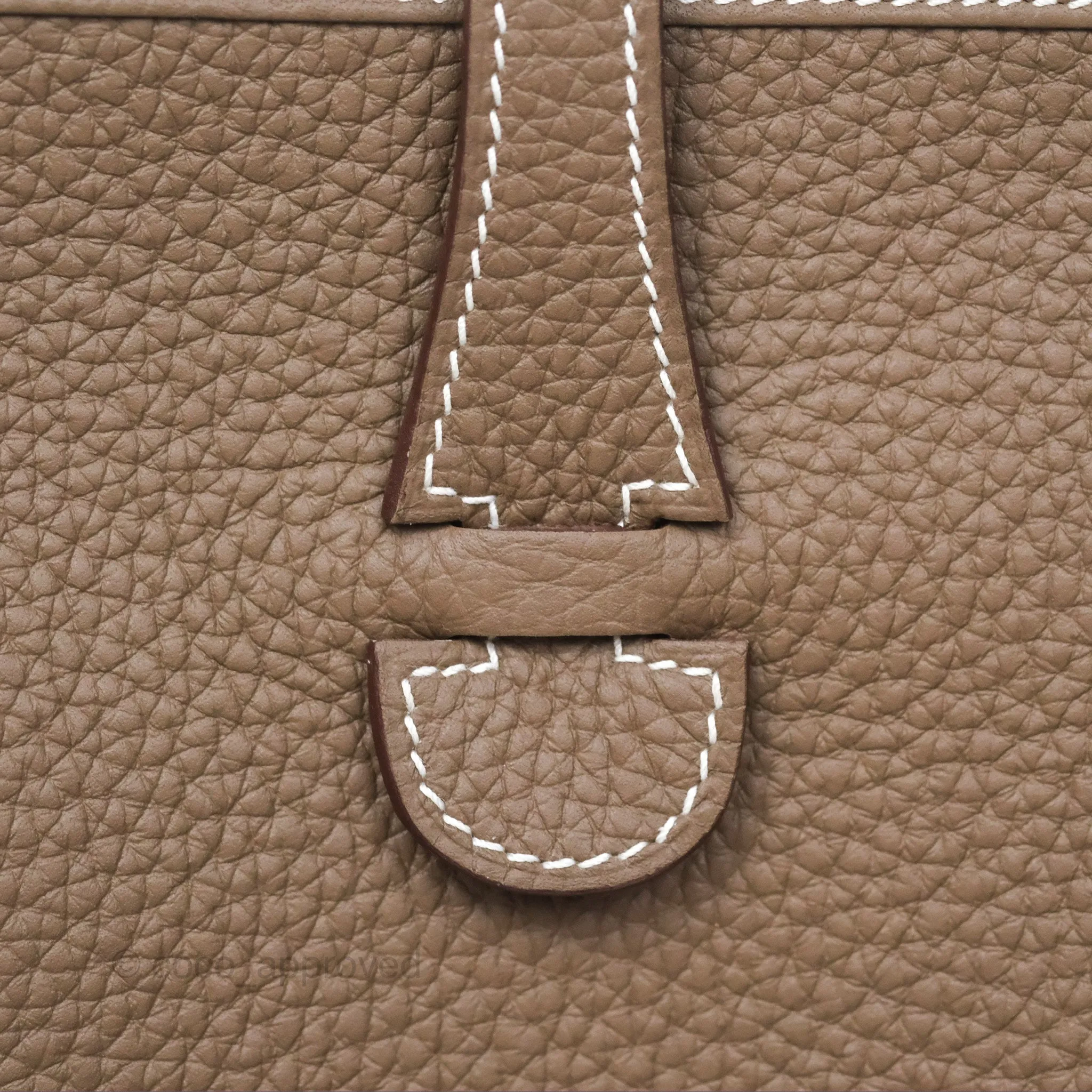 Hermes Evelyne III 29 Etoupe 18 Clemence Gold Hardware