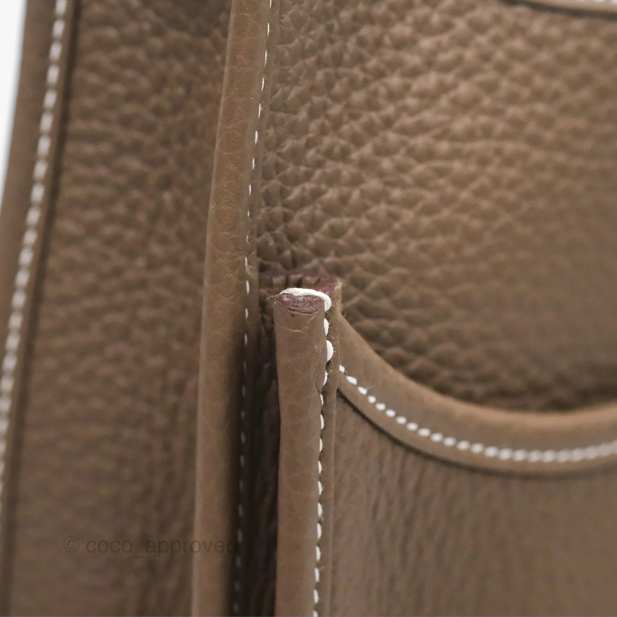 Hermes Evelyne III 29 Etoupe 18 Clemence Gold Hardware