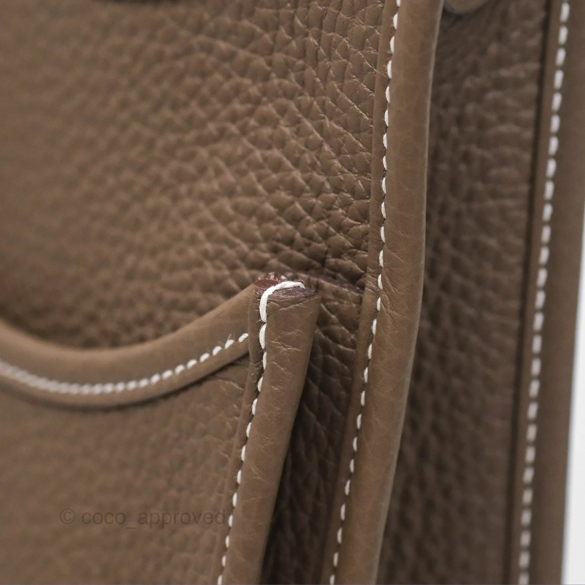 Hermes Evelyne III 29 Etoupe 18 Clemence Gold Hardware