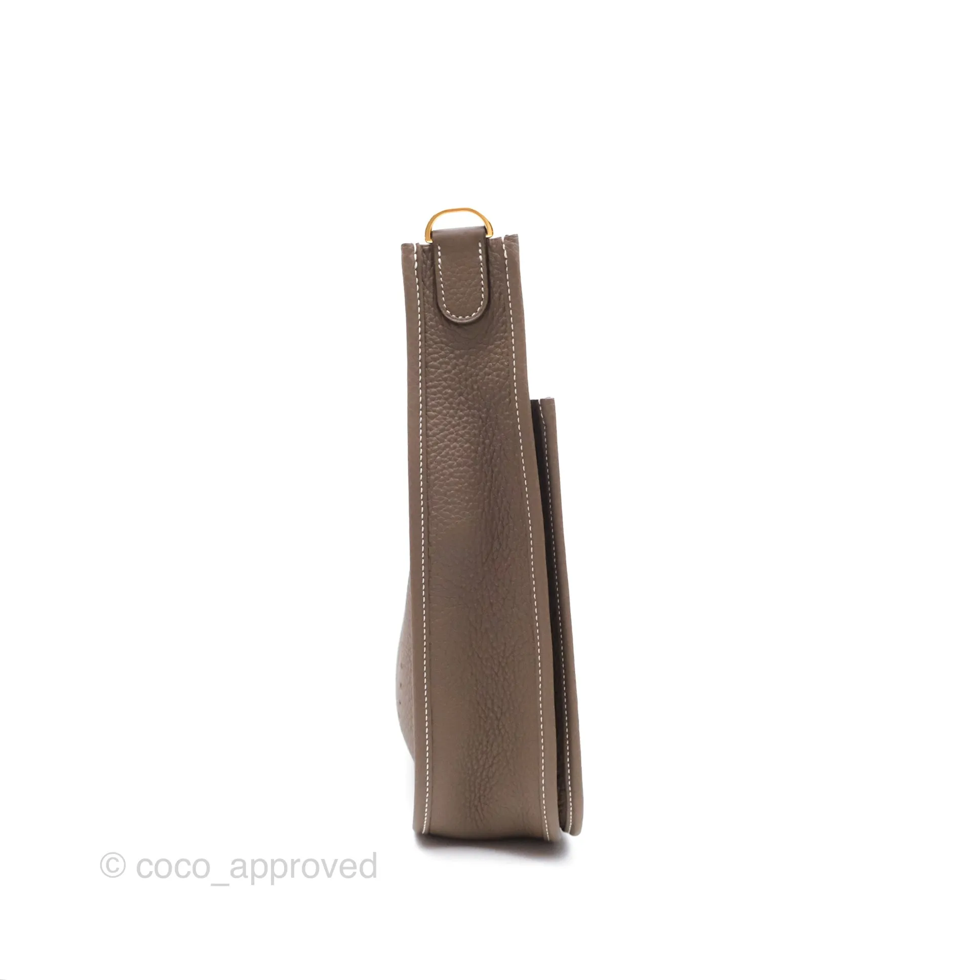 Hermes Evelyne III 29 Etoupe 18 Clemence Gold Hardware