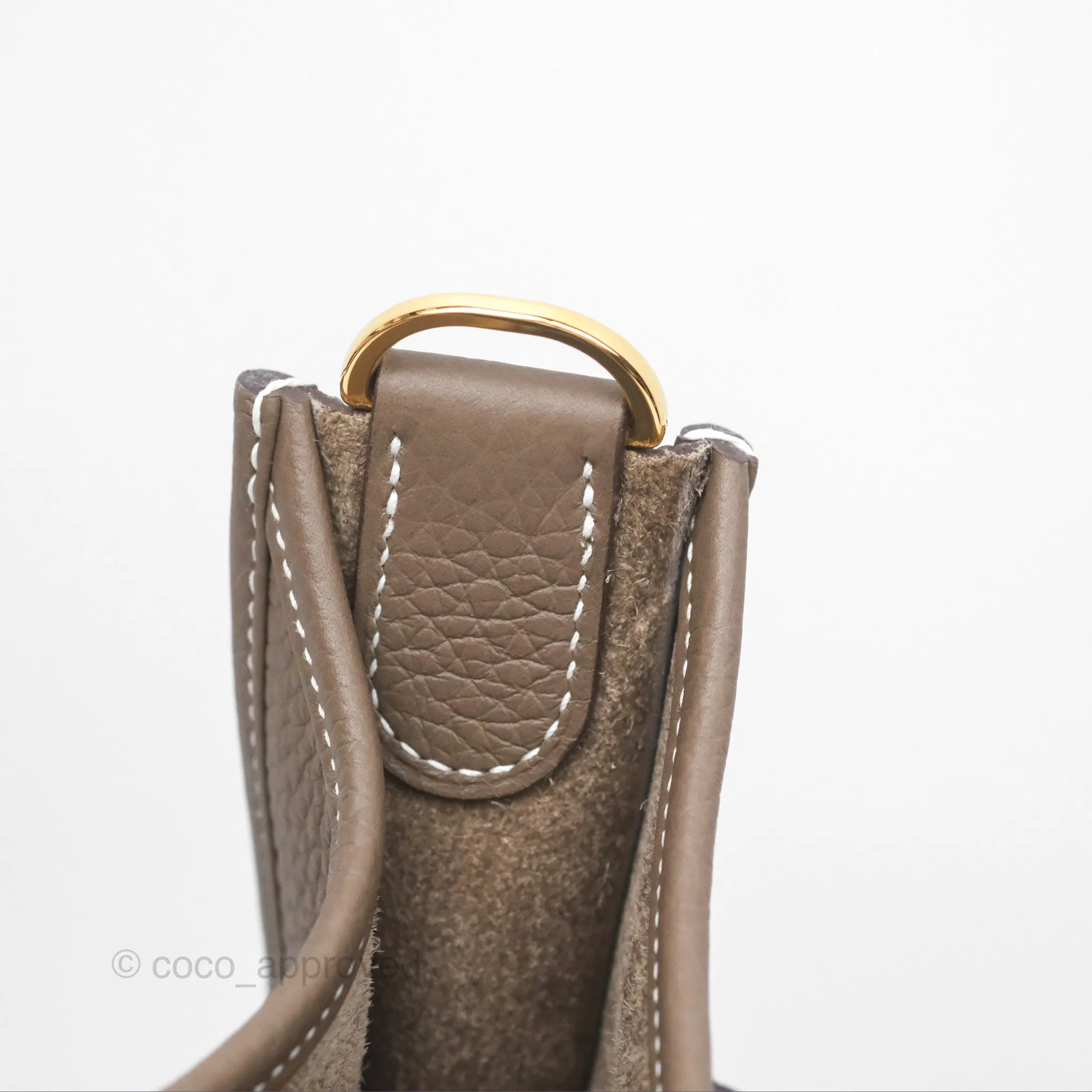 Hermes Evelyne III 29 Etoupe 18 Clemence Gold Hardware