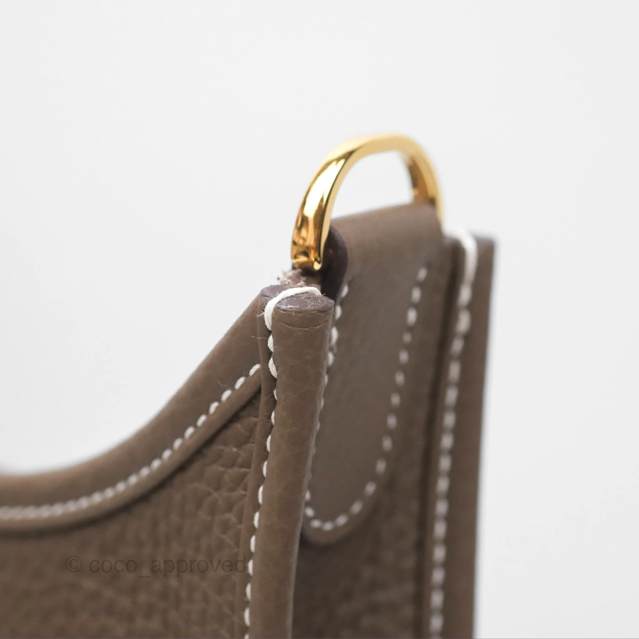 Hermes Evelyne III 29 Etoupe 18 Clemence Gold Hardware