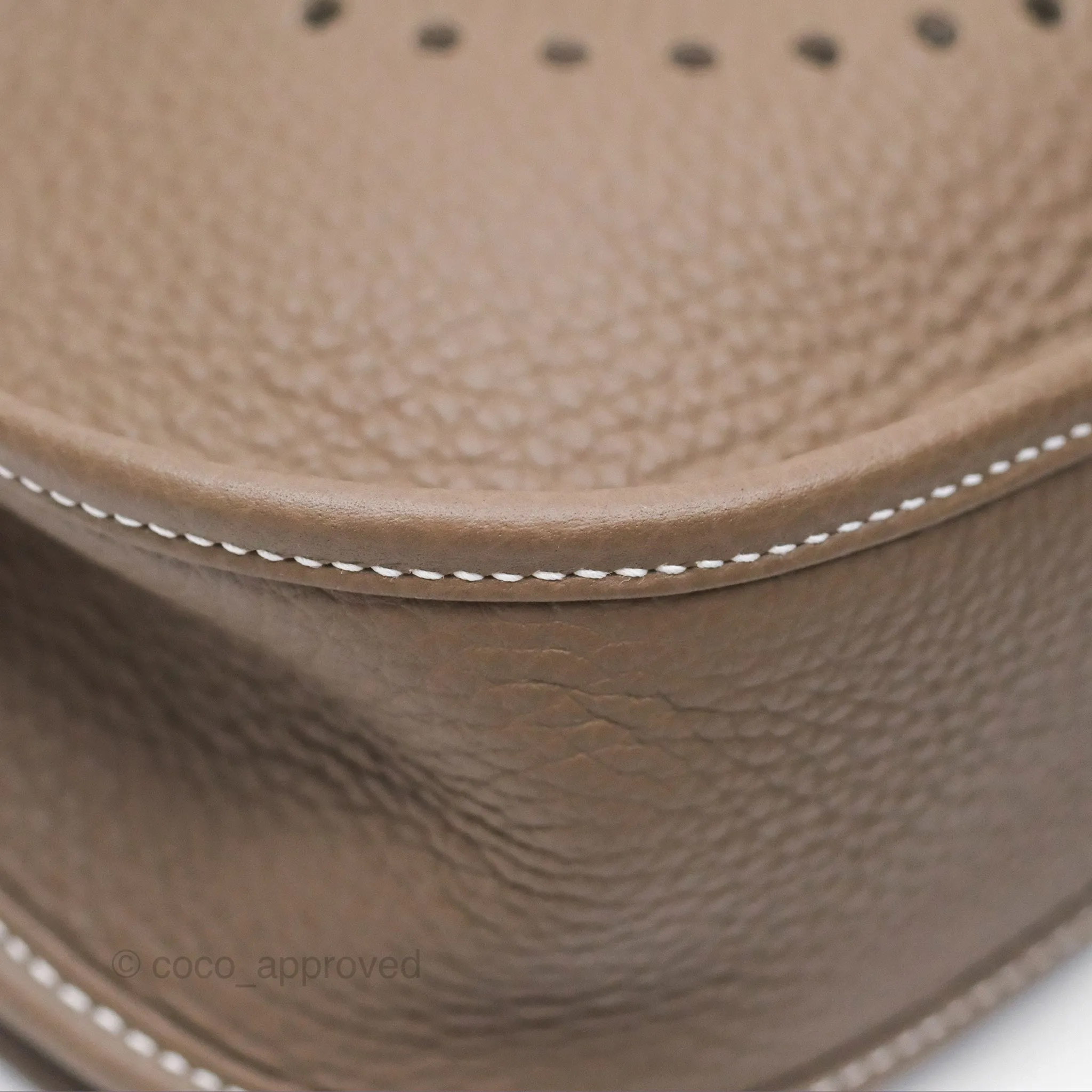 Hermes Evelyne III 29 Etoupe 18 Clemence Gold Hardware