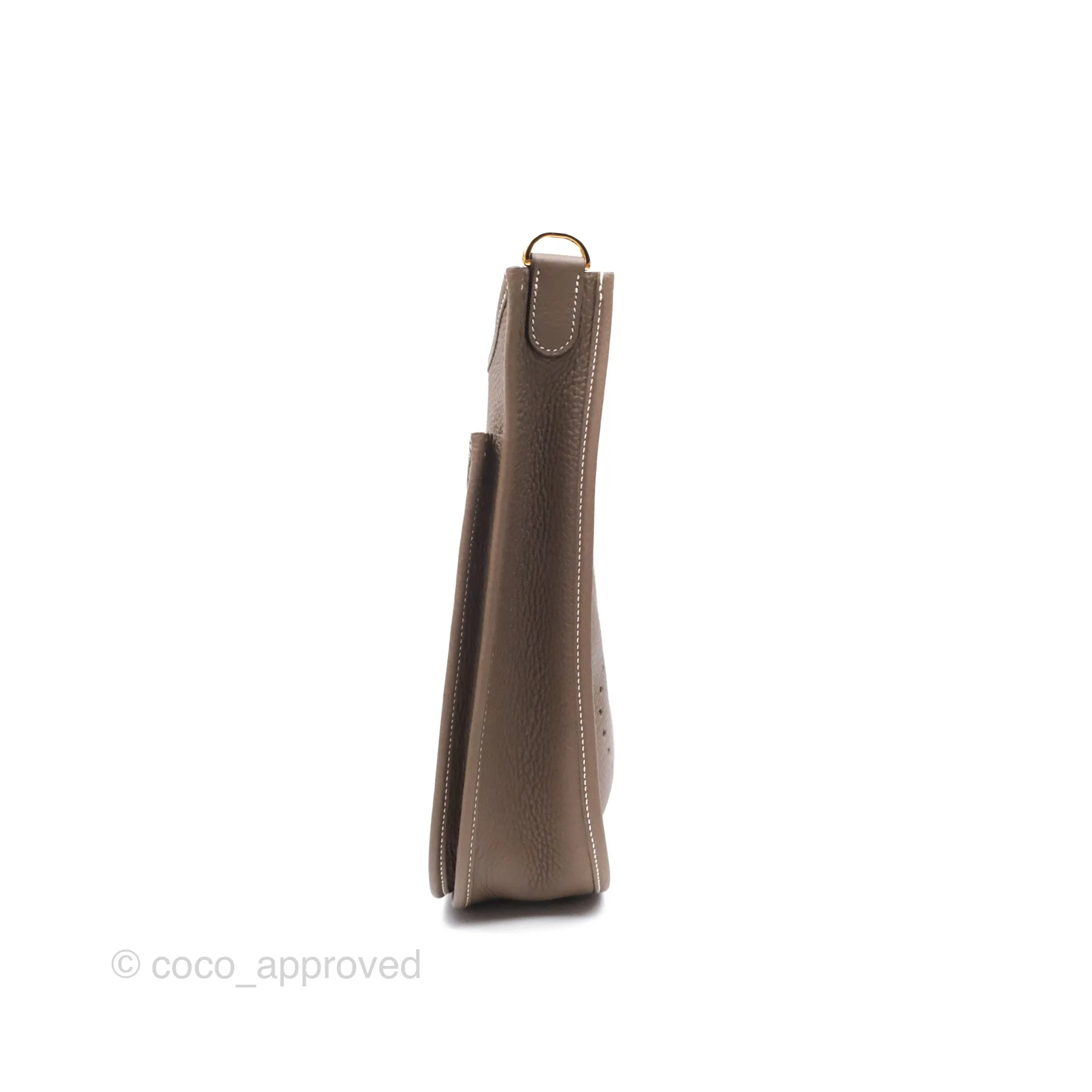 Hermes Evelyne III 29 Etoupe 18 Clemence Gold Hardware