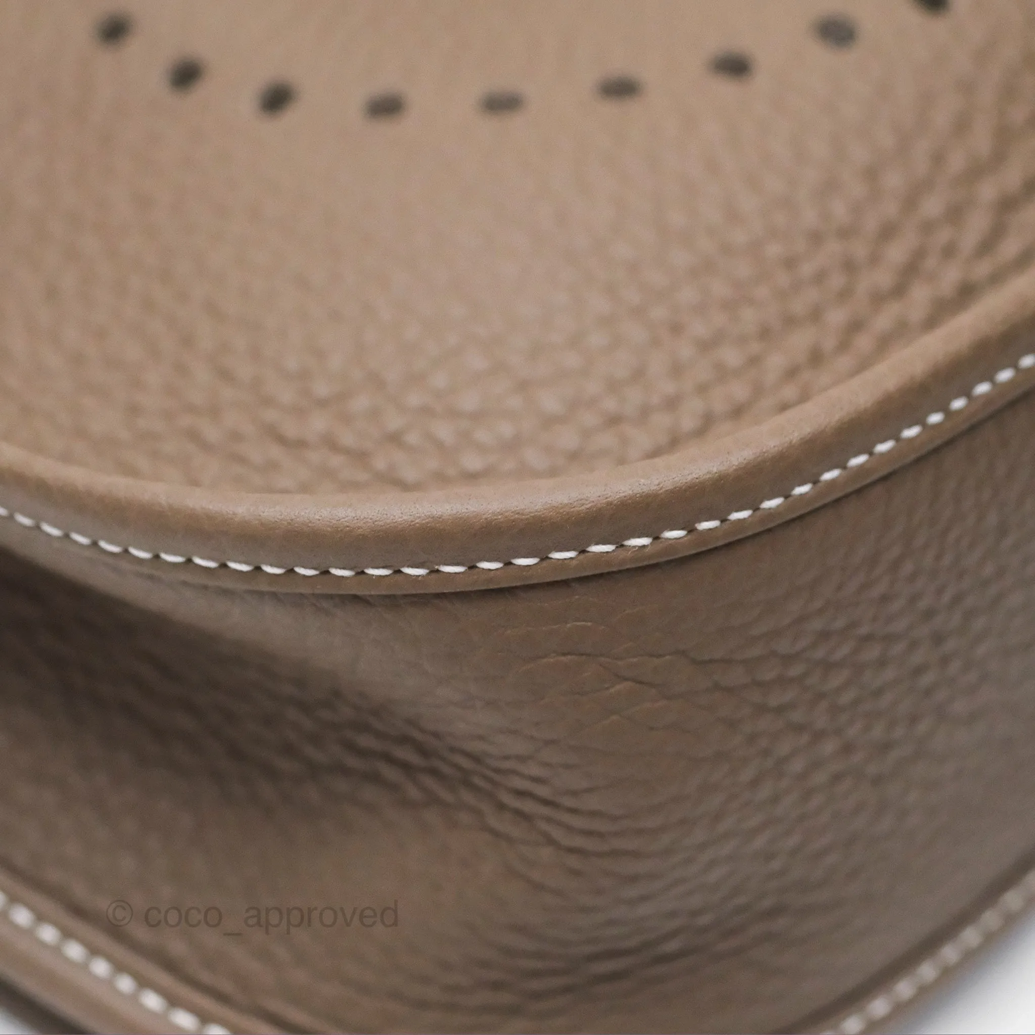 Hermes Evelyne III 29 Etoupe 18 Clemence Gold Hardware