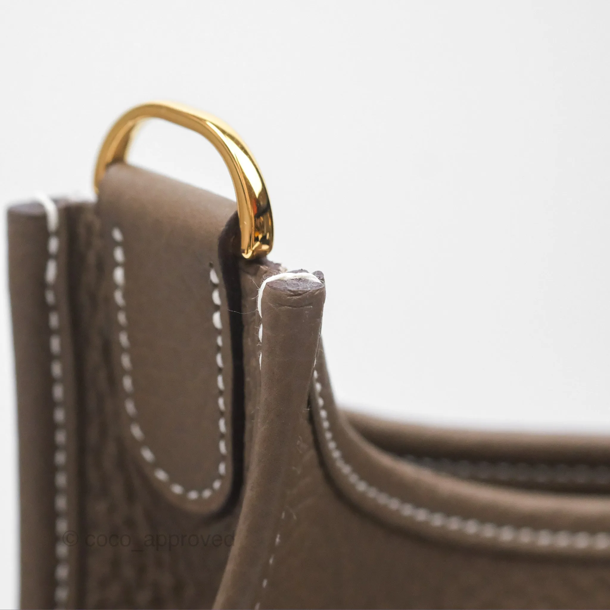 Hermes Evelyne III 29 Etoupe 18 Clemence Gold Hardware