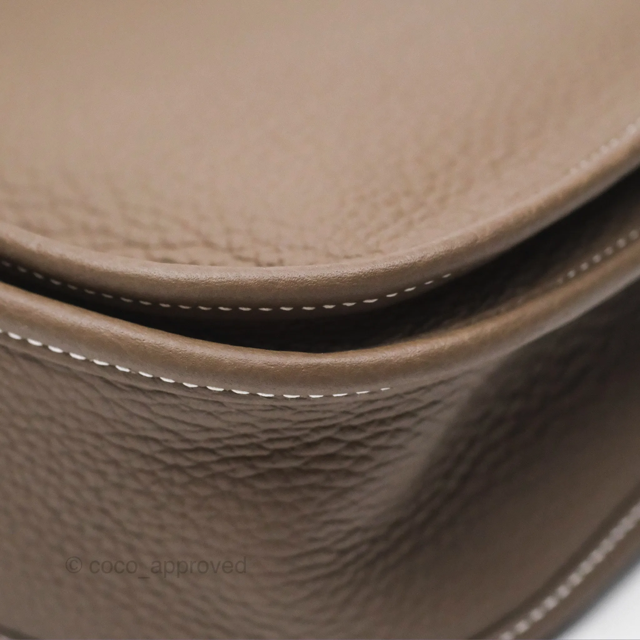 Hermes Evelyne III 29 Etoupe 18 Clemence Gold Hardware