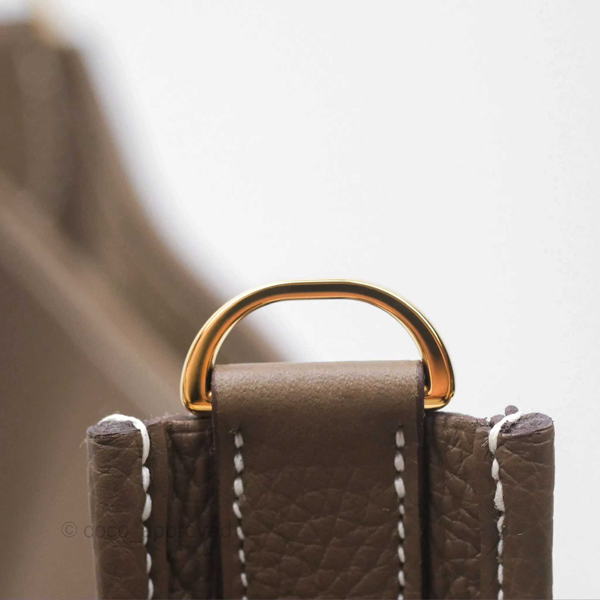 Hermes Evelyne III 29 Etoupe 18 Clemence Gold Hardware