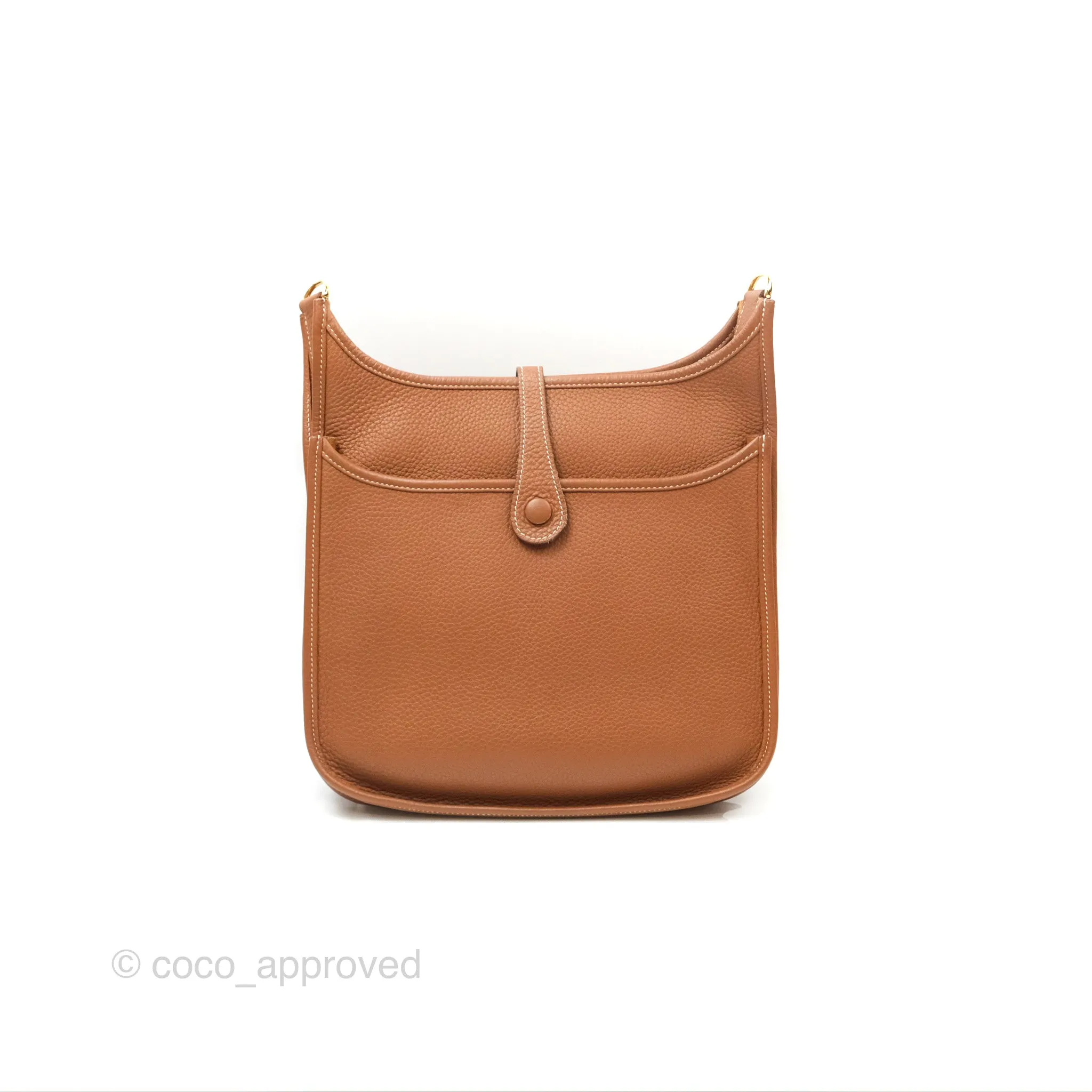 Hermes Evelyne III 29 Gold Clemence Gold Hardware