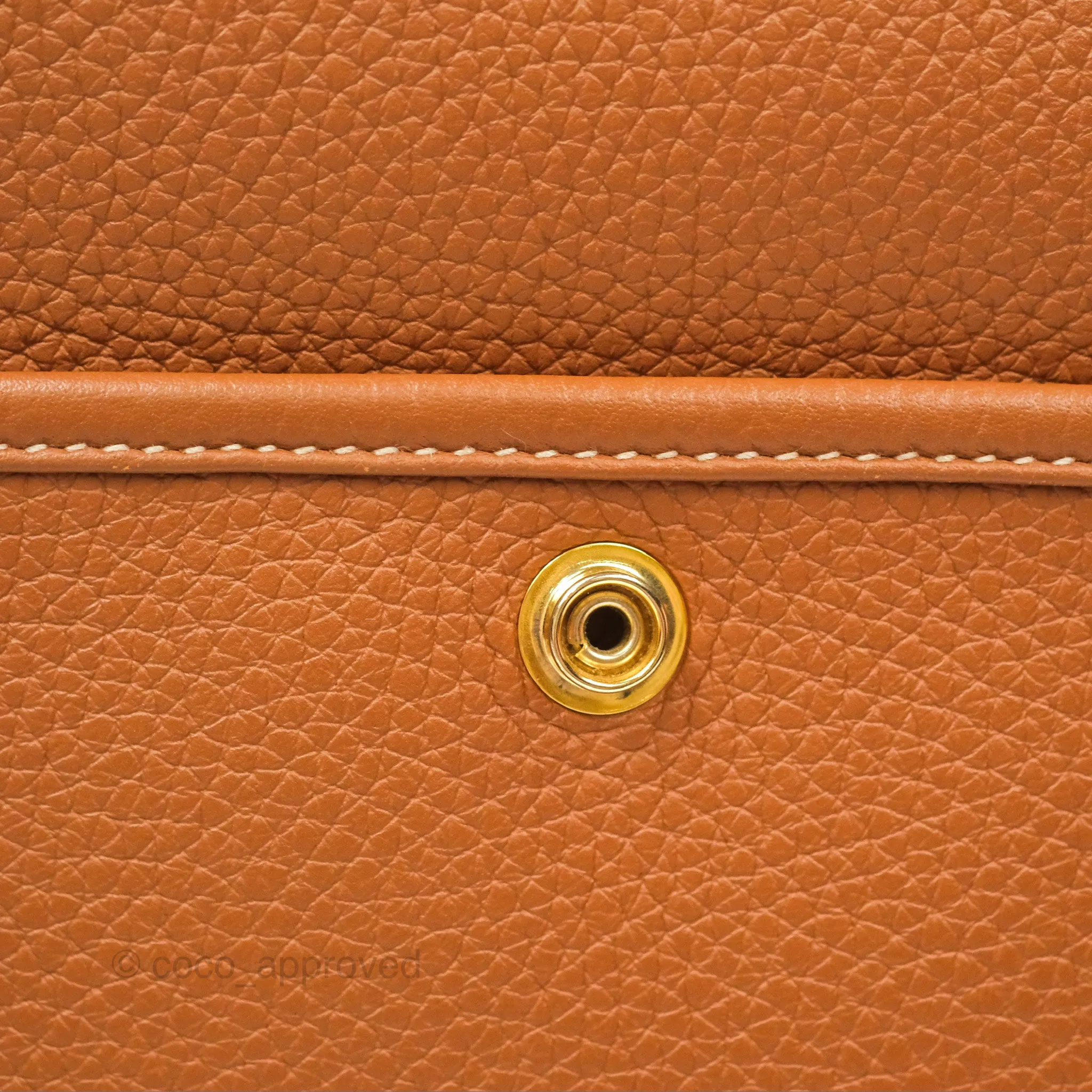 Hermes Evelyne III 29 Gold Clemence Gold Hardware