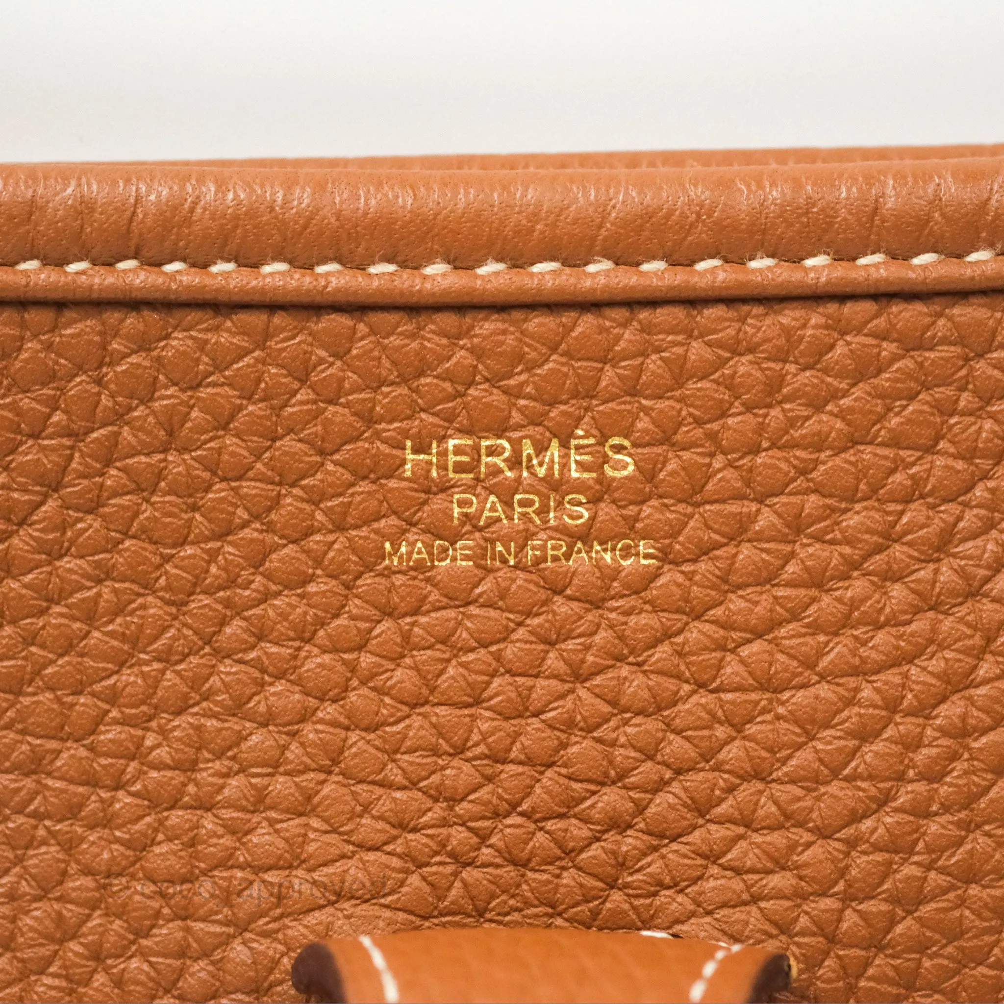 Hermes Evelyne III 29 Gold Clemence Gold Hardware
