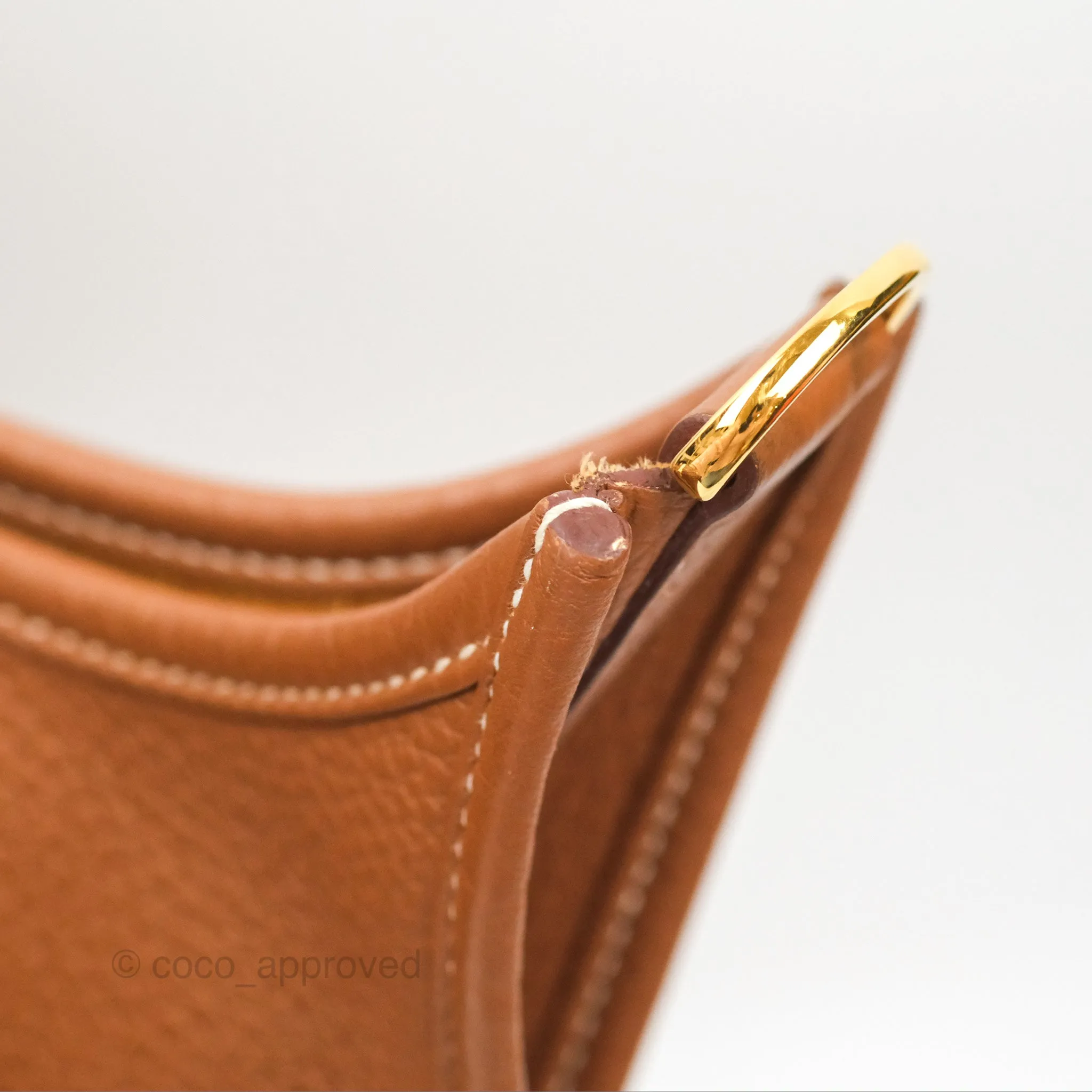 Hermes Evelyne III 29 Gold Clemence Gold Hardware