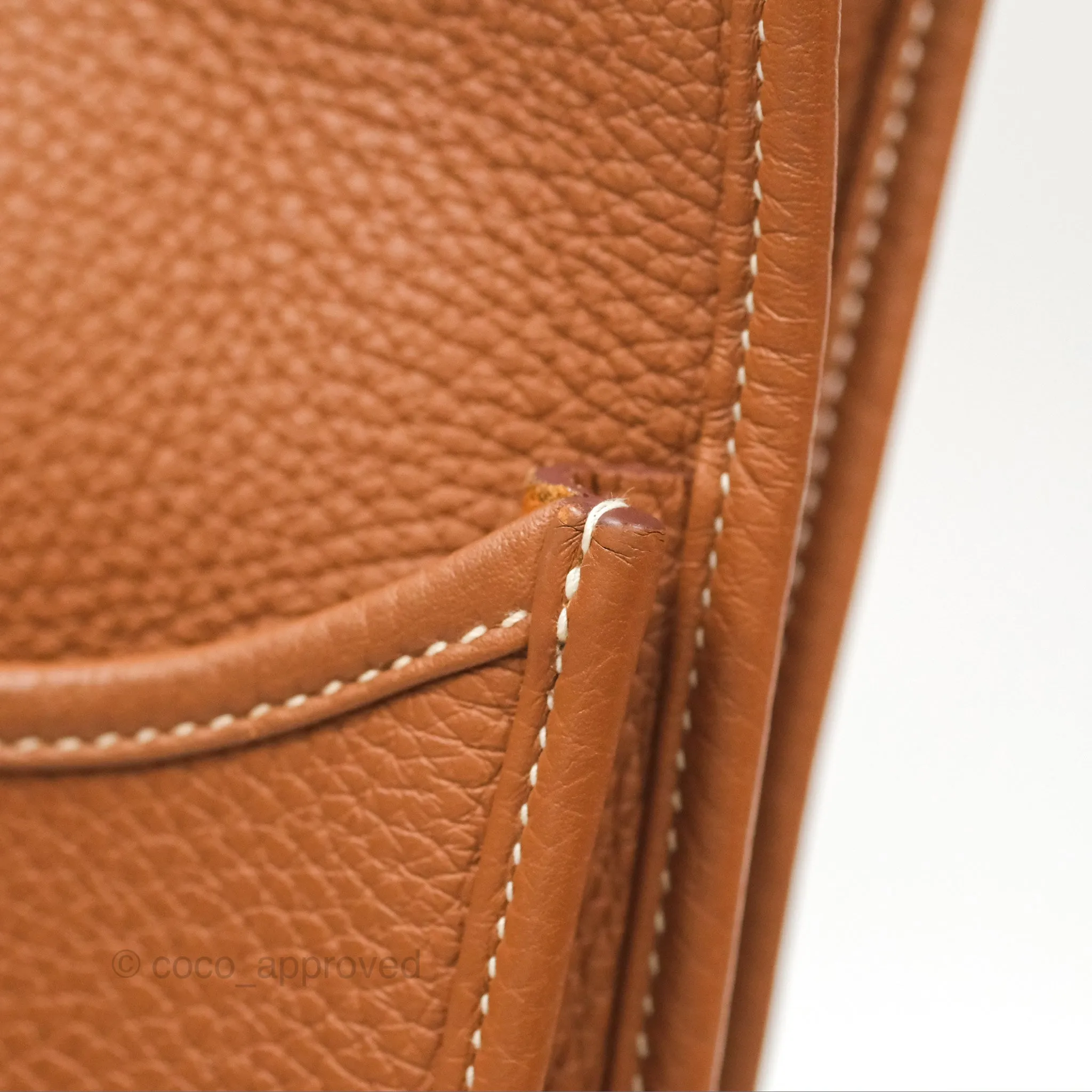 Hermes Evelyne III 29 Gold Clemence Gold Hardware