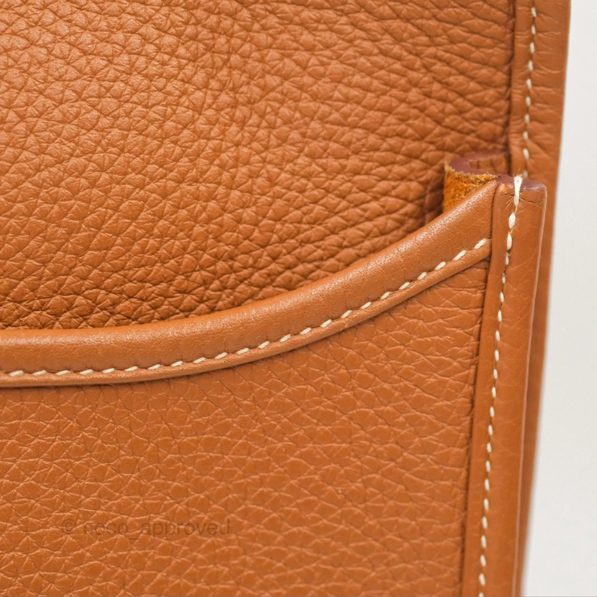 Hermes Evelyne III 29 Gold Clemence Gold Hardware