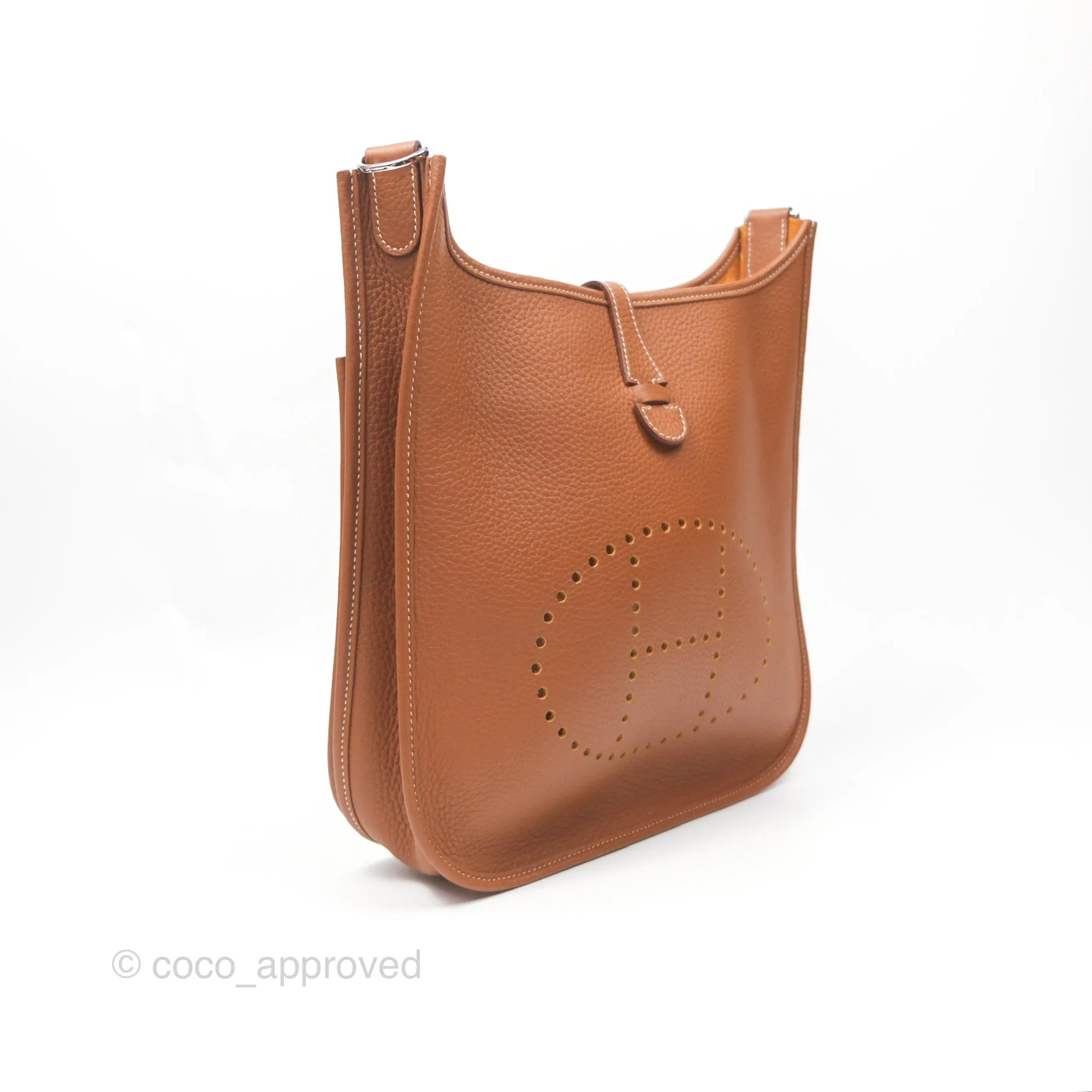Hermes Evelyne III 29 Gold Clemence Palladium Hardware