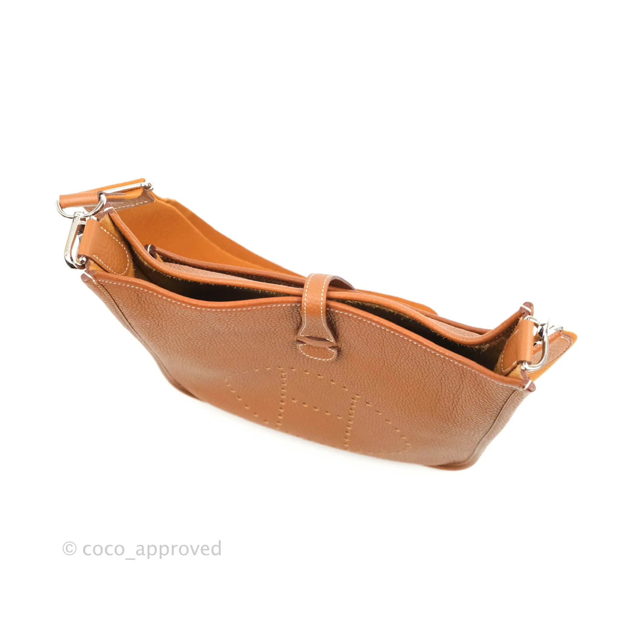 Hermes Evelyne III 29 Gold Clemence Palladium Hardware