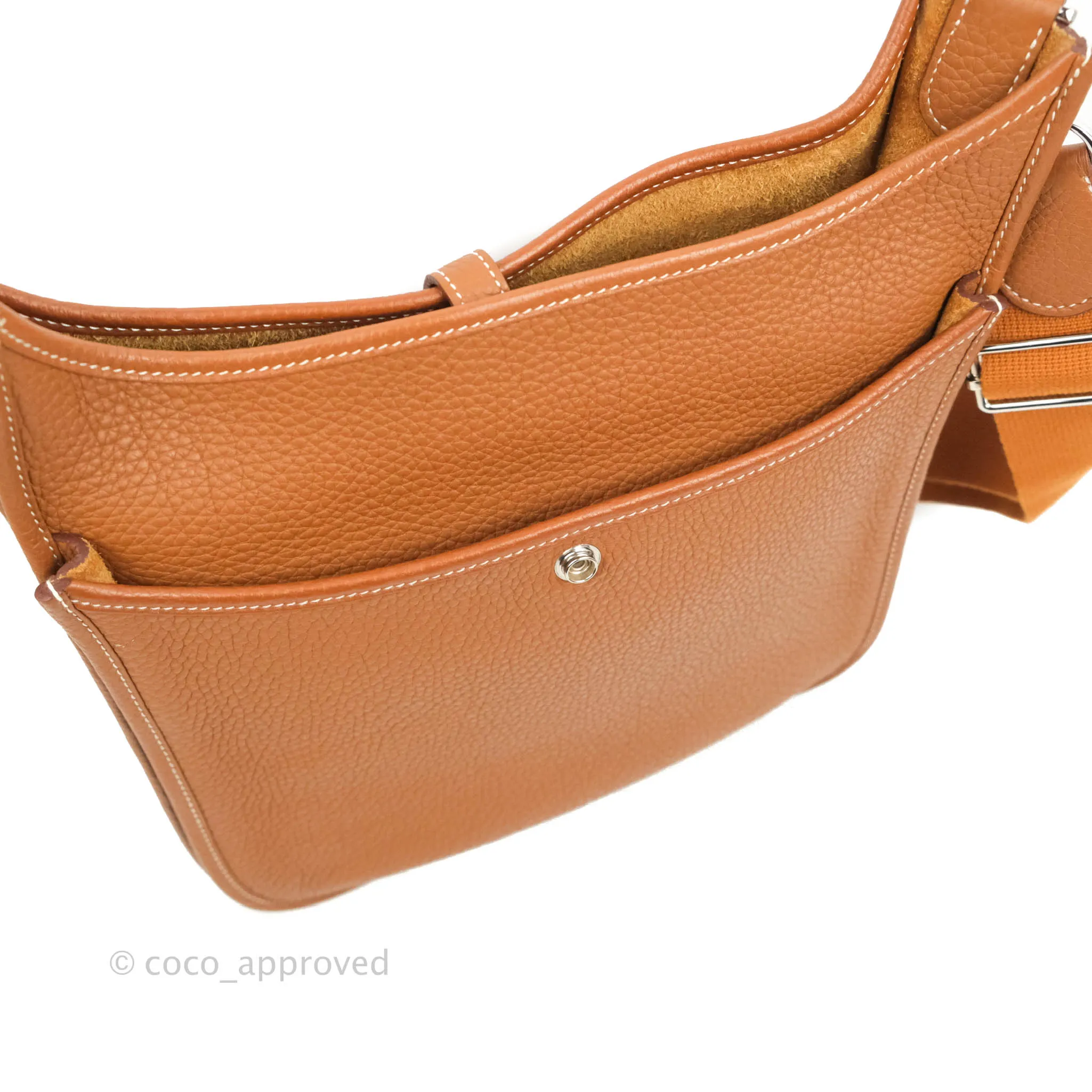 Hermes Evelyne III 29 Gold Clemence Palladium Hardware