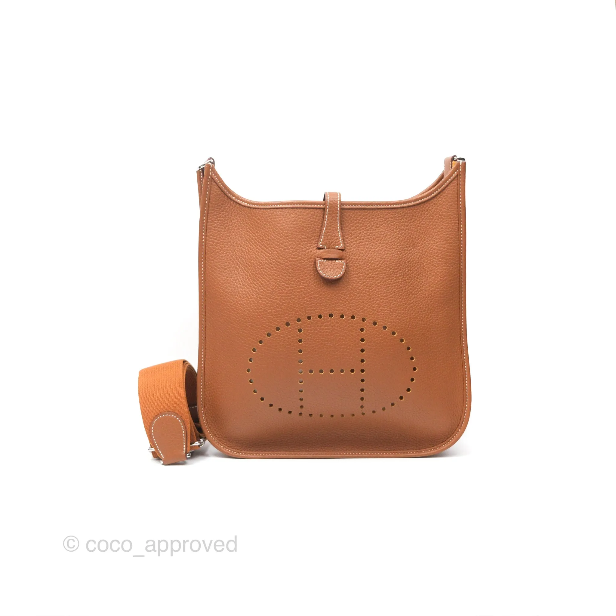 Hermes Evelyne III 29 Gold Clemence Palladium Hardware
