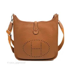 Hermes Evelyne III 29 Gold Clemence Palladium Hardware