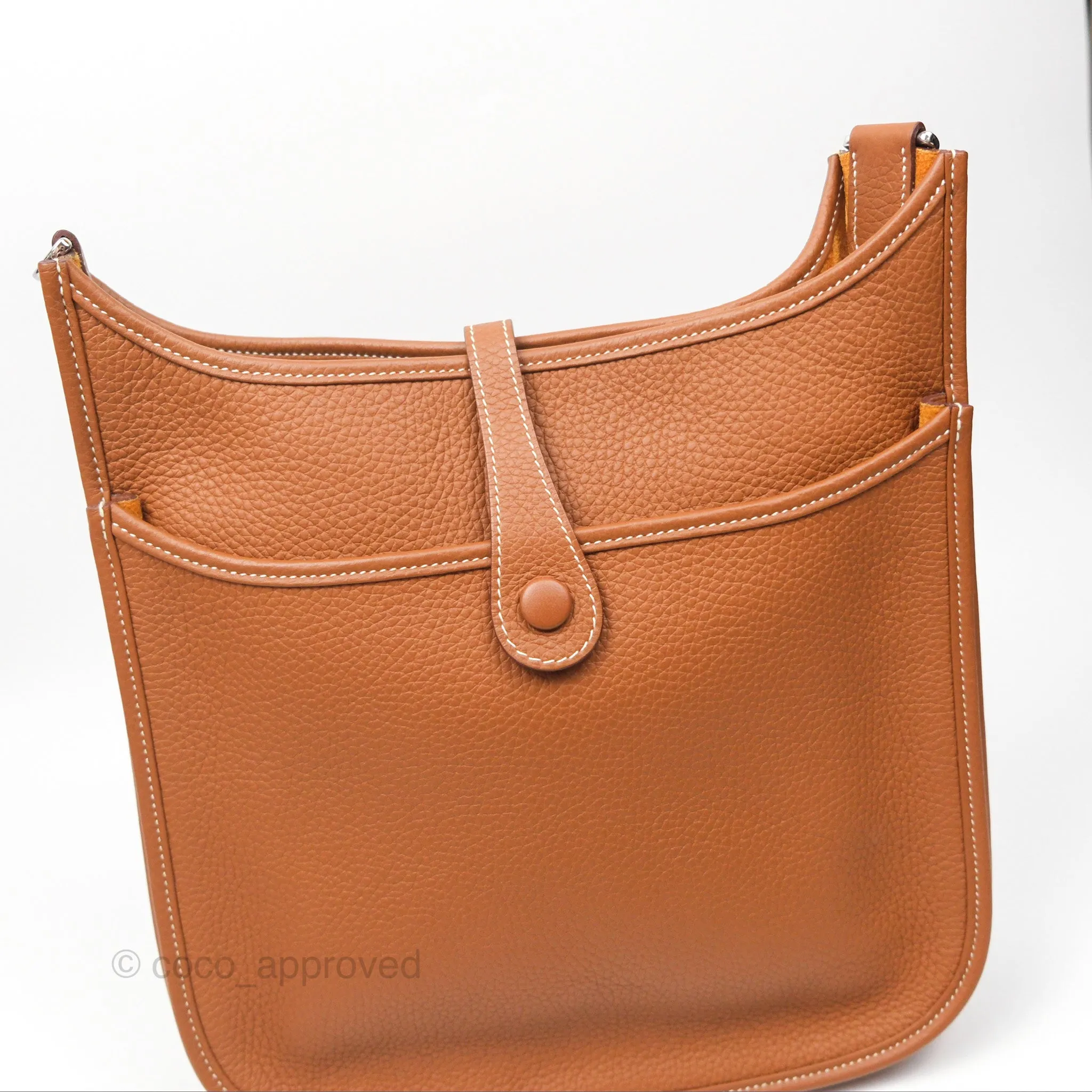 Hermes Evelyne III 29 Gold Clemence Palladium Hardware
