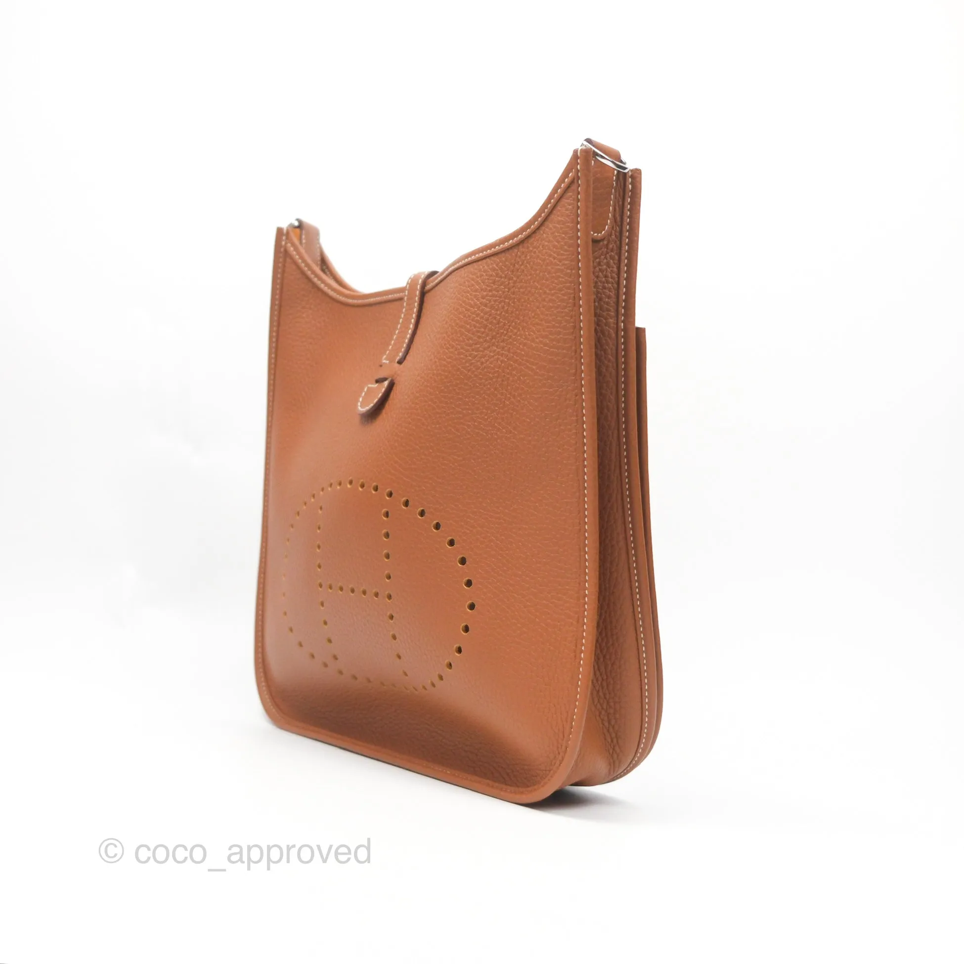 Hermes Evelyne III 29 Gold Clemence Palladium Hardware