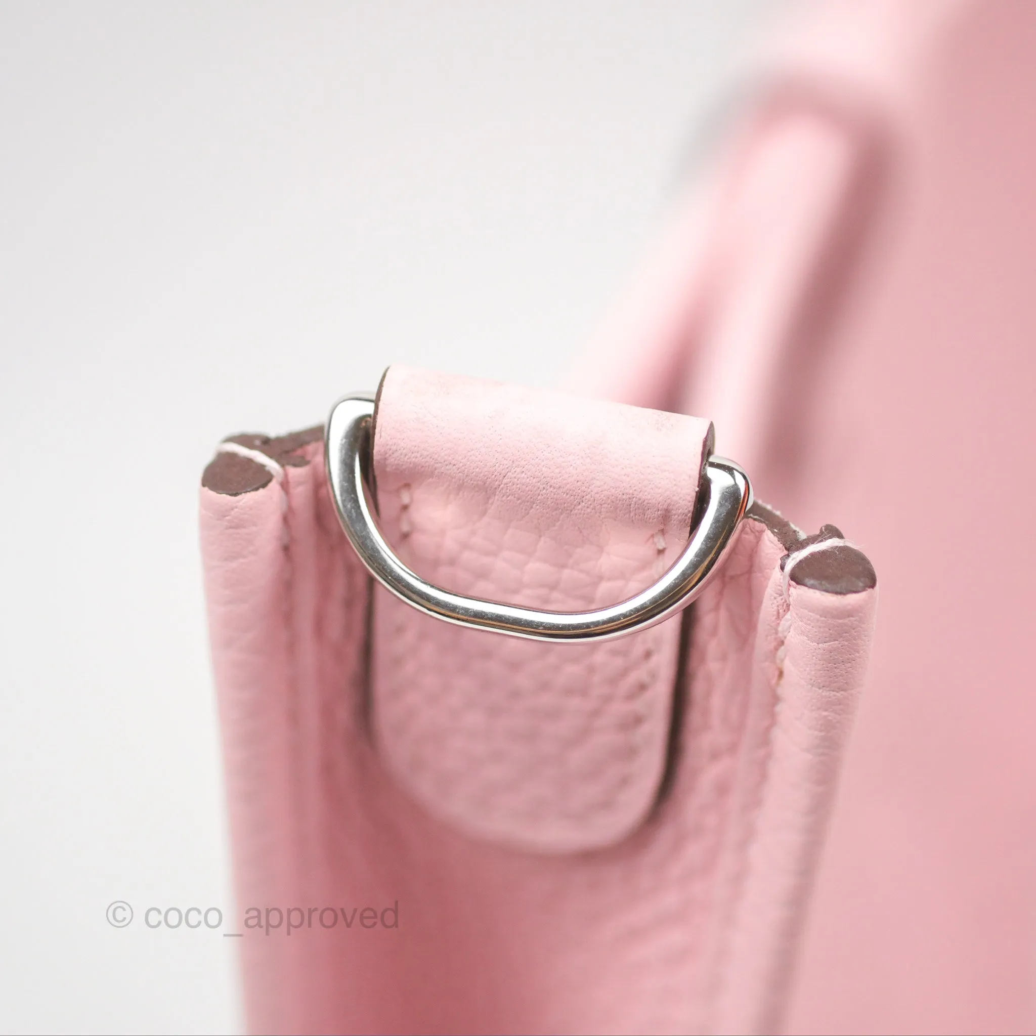 Hermes Evelyne III 29 Rose Sakura 3Q Clemence Palladium Hardware
