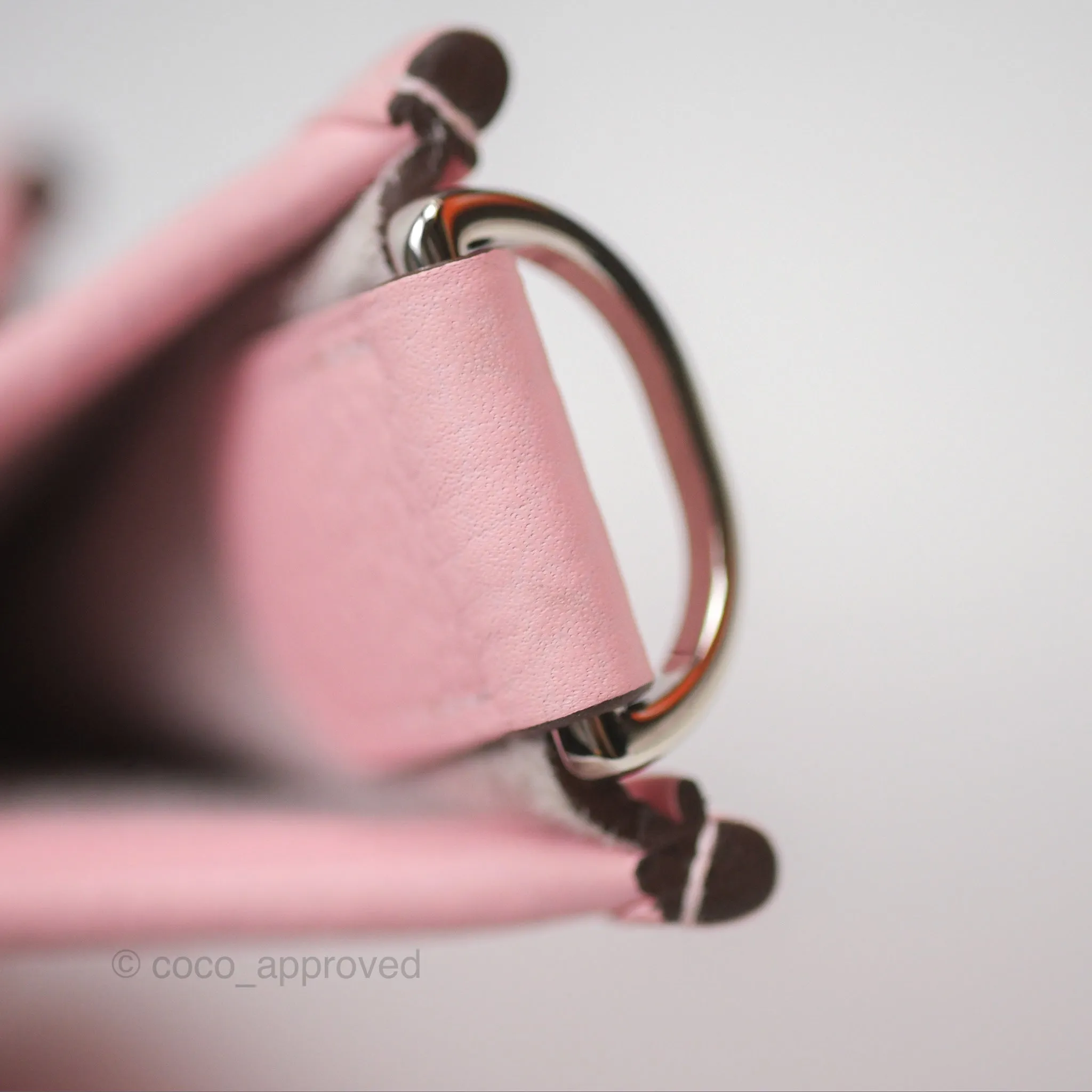 Hermes Evelyne III 29 Rose Sakura 3Q Clemence Palladium Hardware