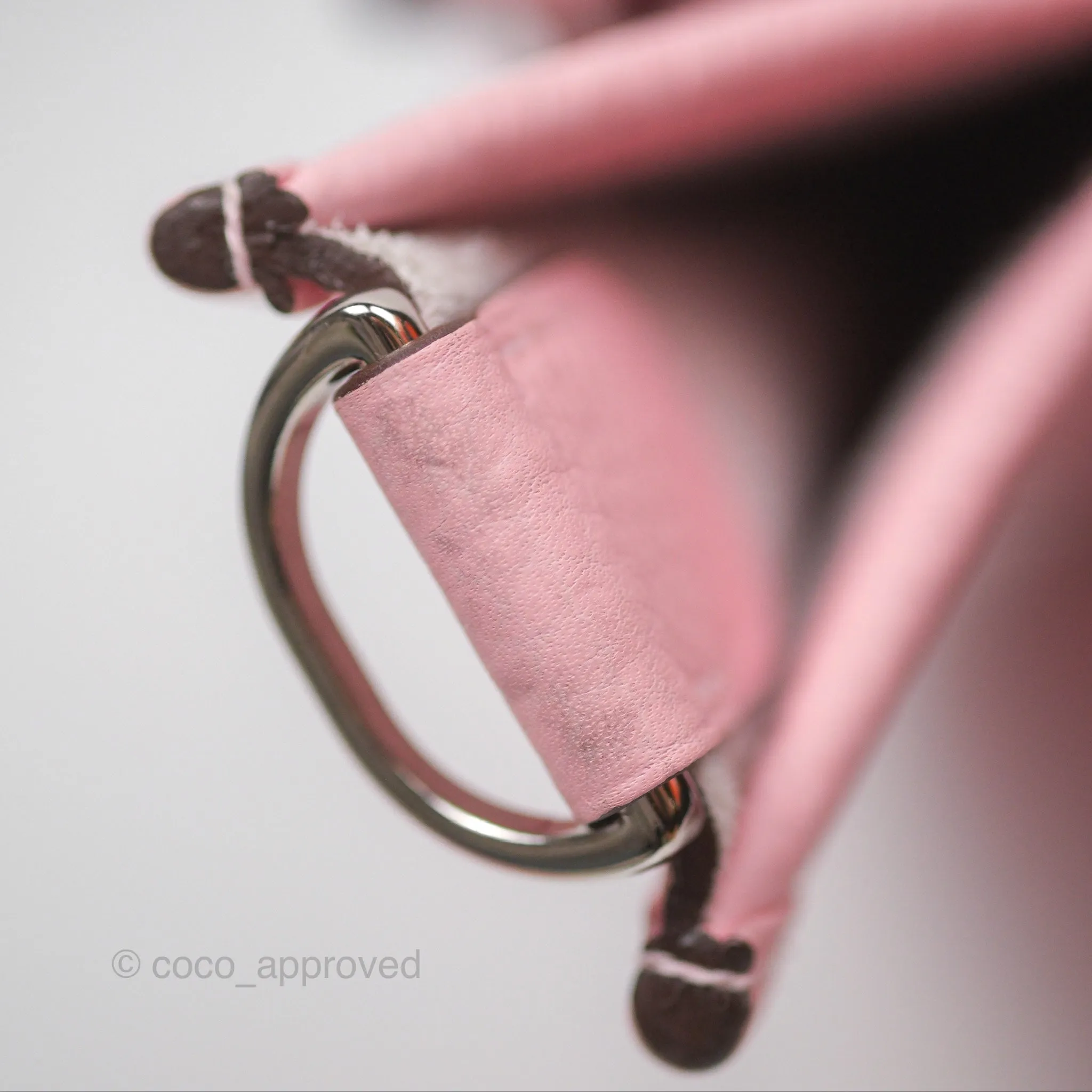 Hermes Evelyne III 29 Rose Sakura 3Q Clemence Palladium Hardware