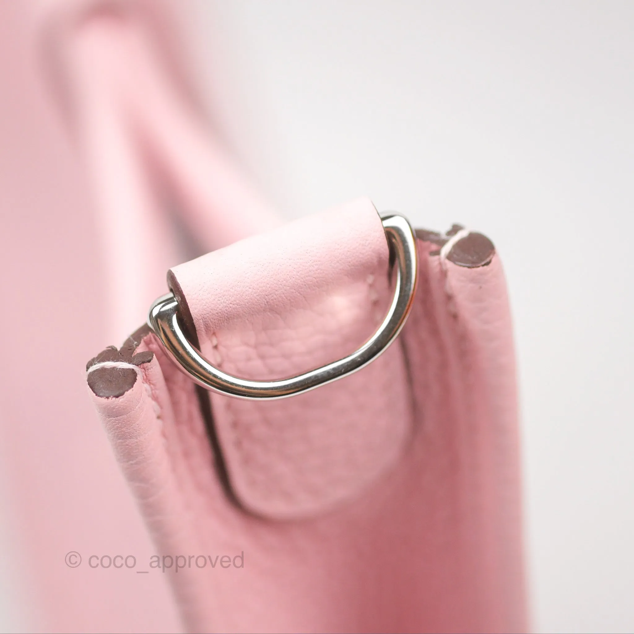 Hermes Evelyne III 29 Rose Sakura 3Q Clemence Palladium Hardware