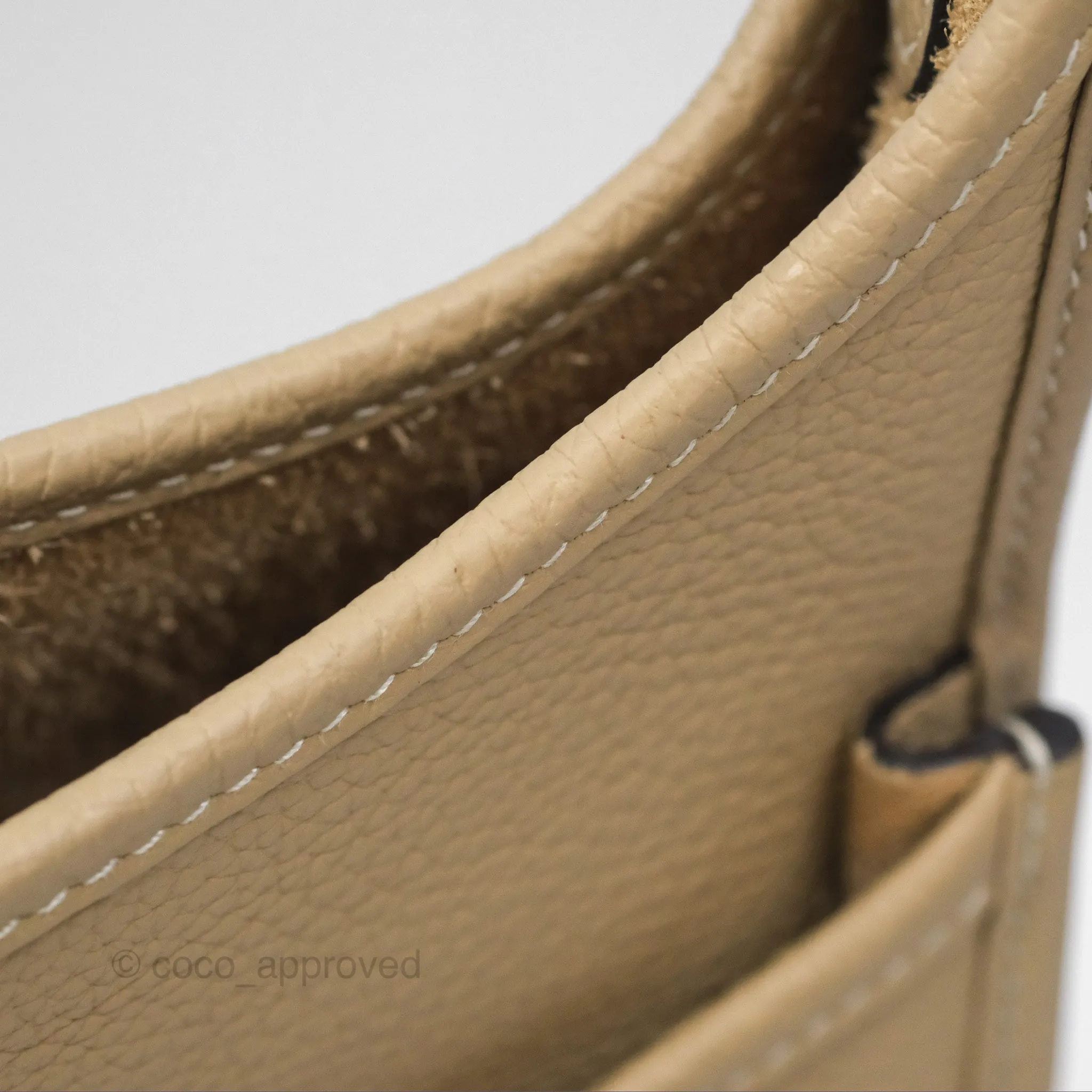 Hermes Evelyne III 29 Trench S2 Clemence Palladium Hardware