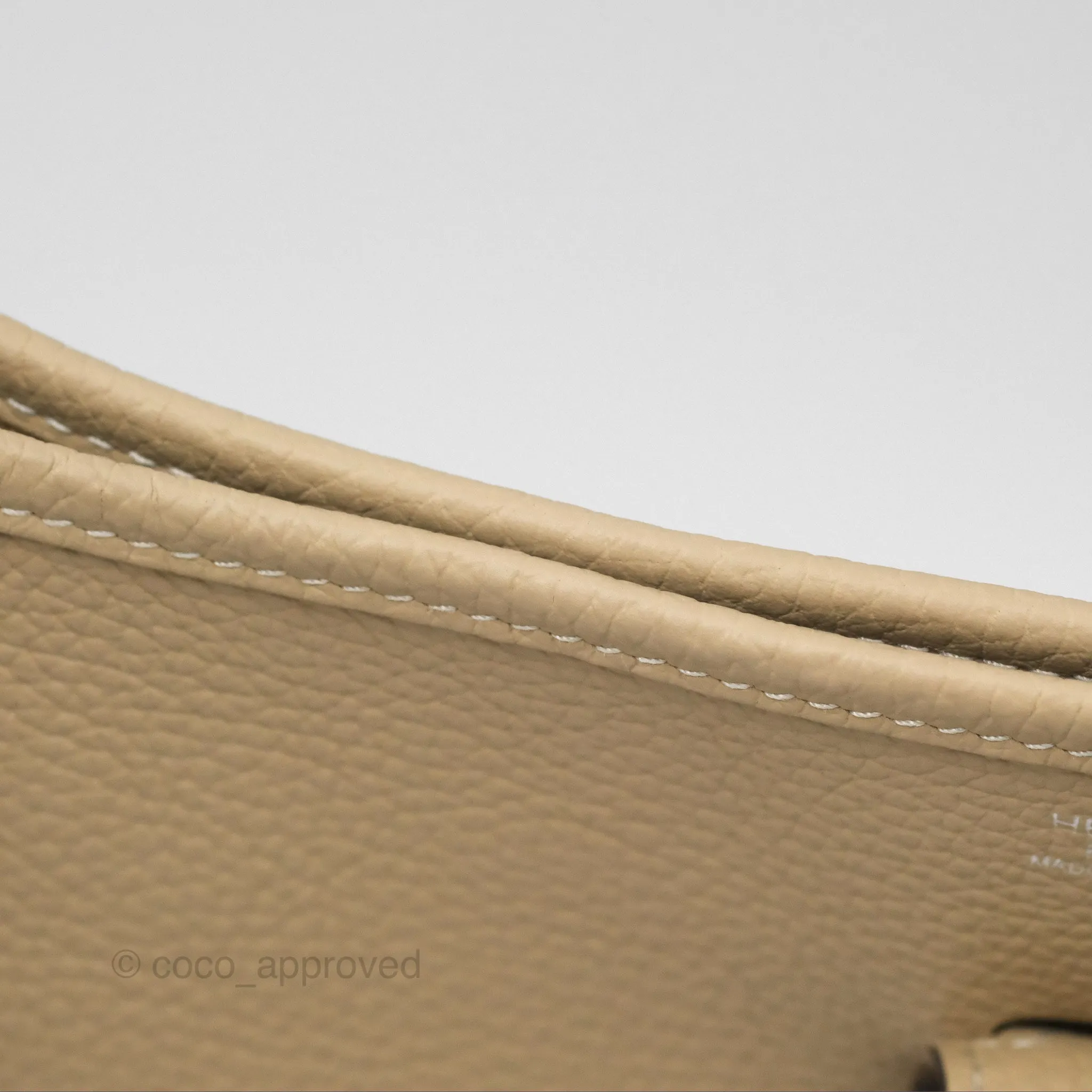 Hermes Evelyne III 29 Trench S2 Clemence Palladium Hardware