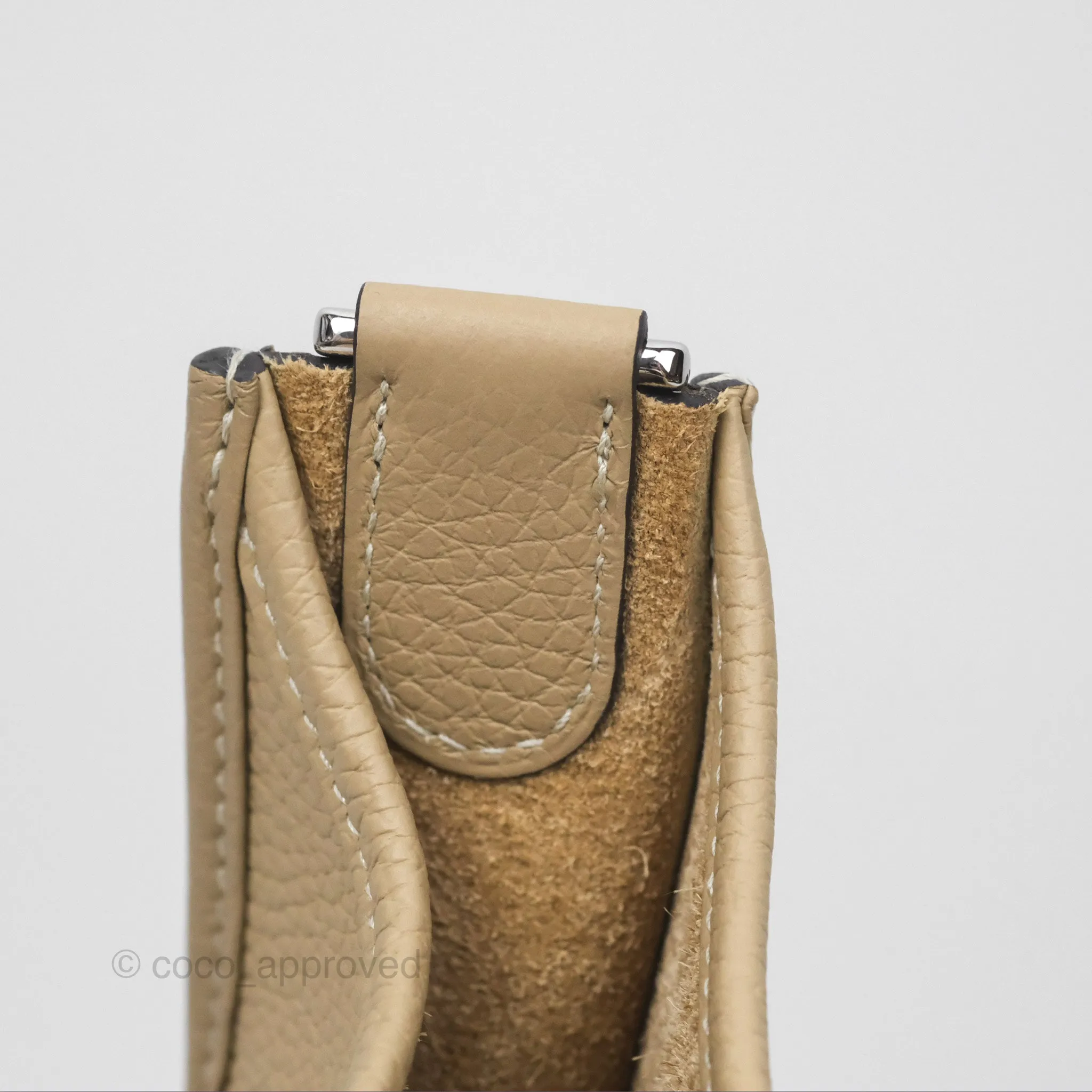 Hermes Evelyne III 29 Trench S2 Clemence Palladium Hardware
